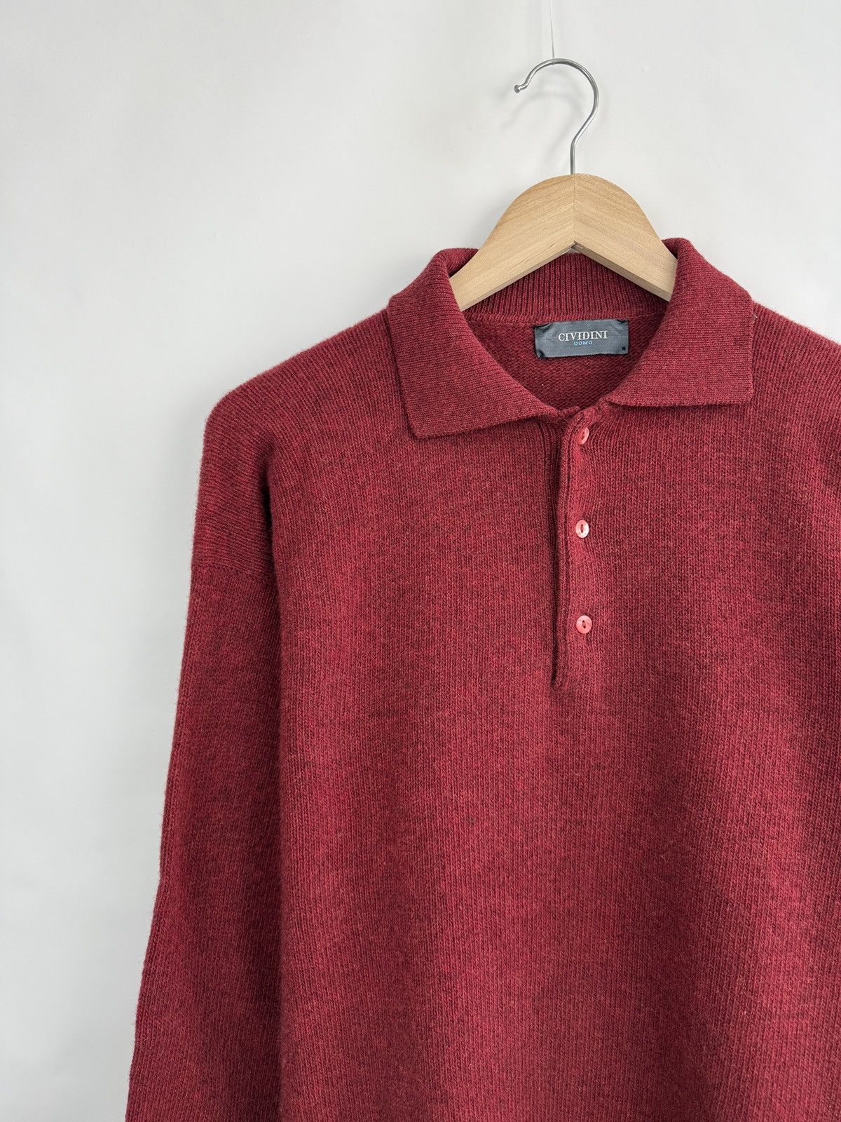 Designer 🇮🇹 Vintage 90s Cividini Uomo Wool Sweaters Made in Italy Y2K Size US M / EU 48-50 / 2 - 2 Thumbnail