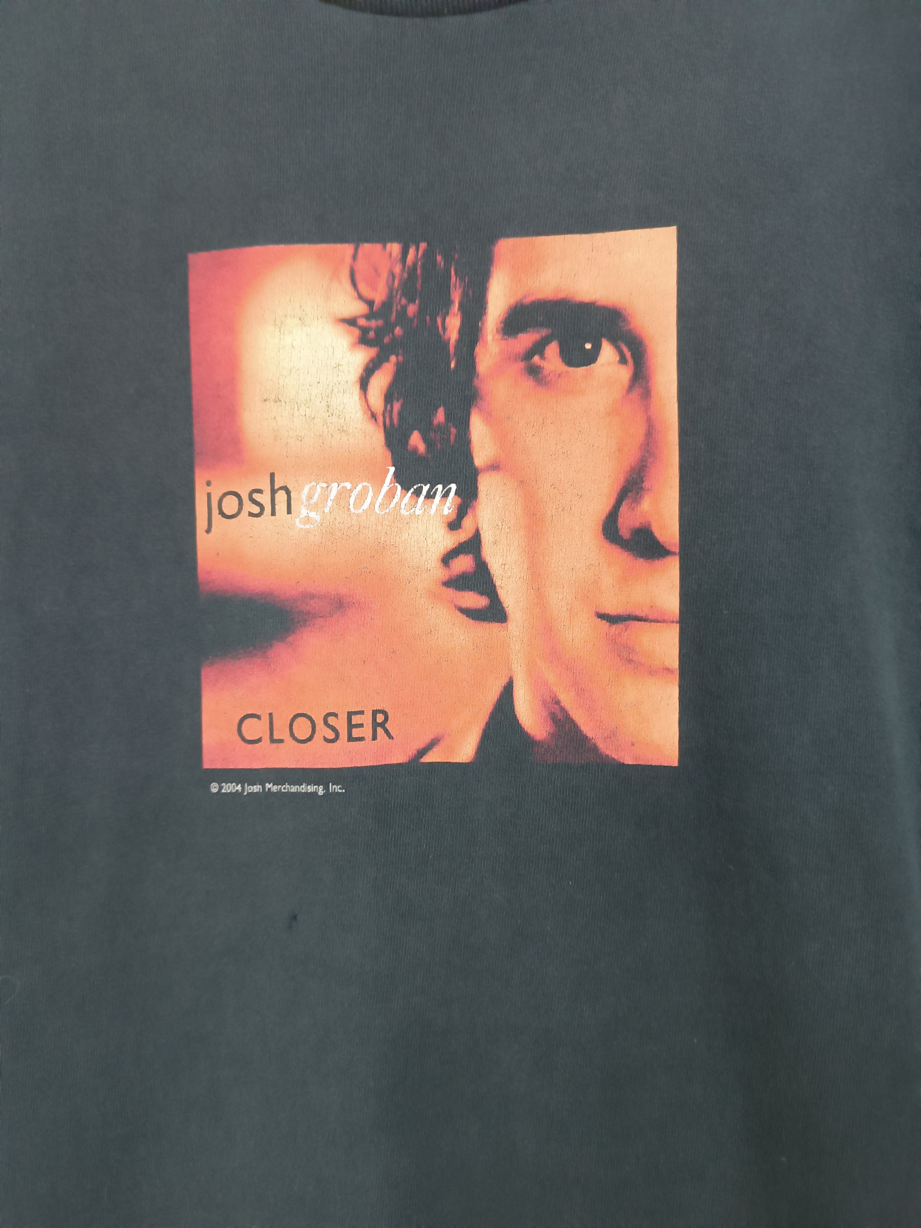 Vintage VINTAGE '04 JOSH GROBAN CLOSER TOUR TEE BUBLE CELINE DION Size US L / EU 52-54 / 3 - 9 Thumbnail