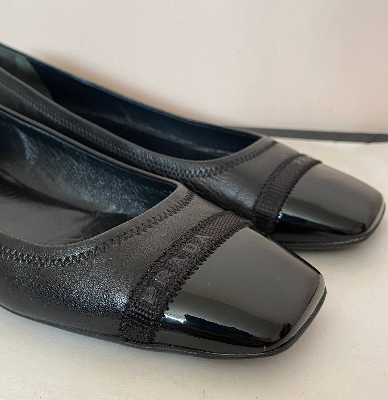 Prada Prada Patent leather ballet flats Size US 6 / IT 36 - 3 Thumbnail