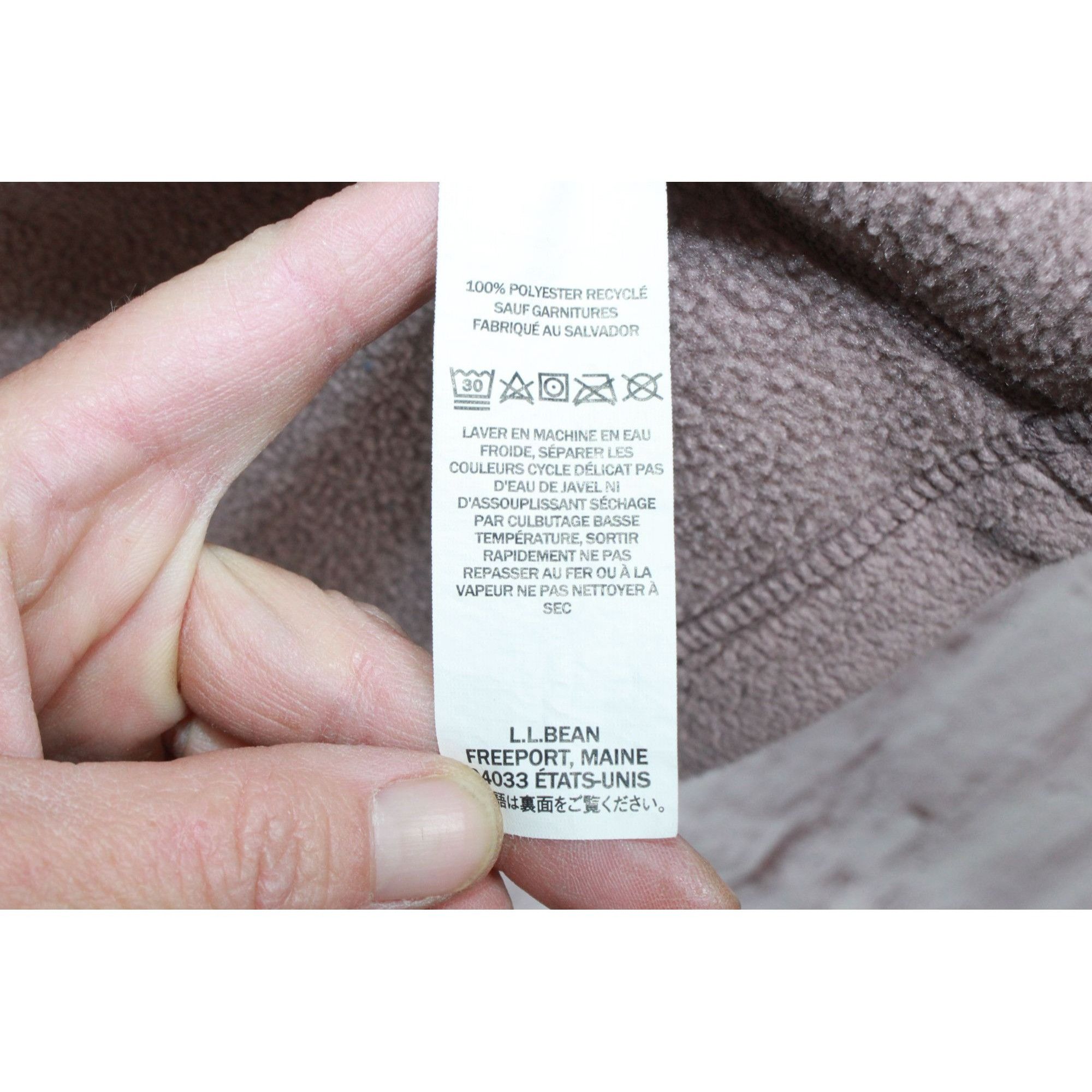 L.L. Bean LL Bean Women's Mountain Classic Fleece Jacket Size M / US 6-8 / IT 42-44 - 8 Thumbnail