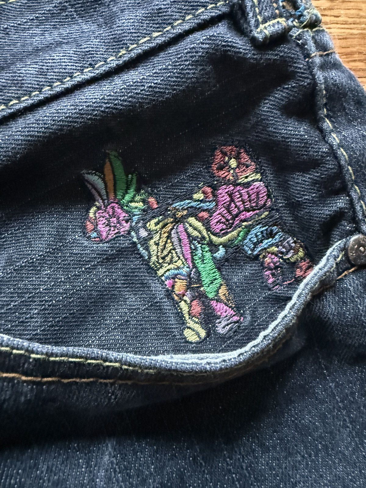 RMC Jeans Vintage Y2K RMC Embroidered Baggy Denim Jeans Size US 42 / EU 58 - 10 Thumbnail