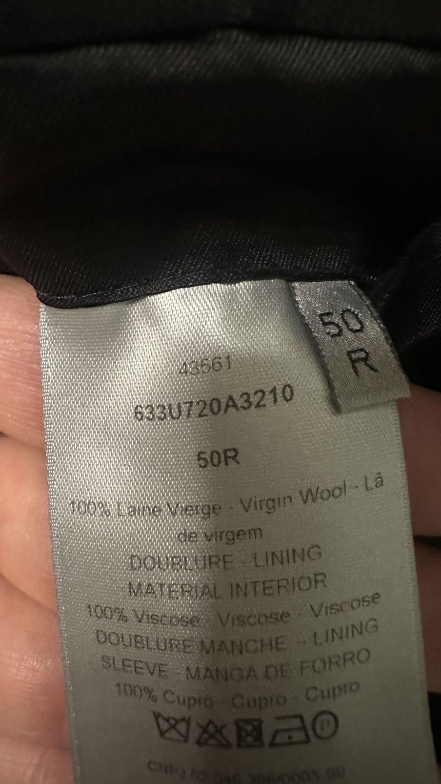 Dior Dior blazer navy Size 50R - 4 Thumbnail