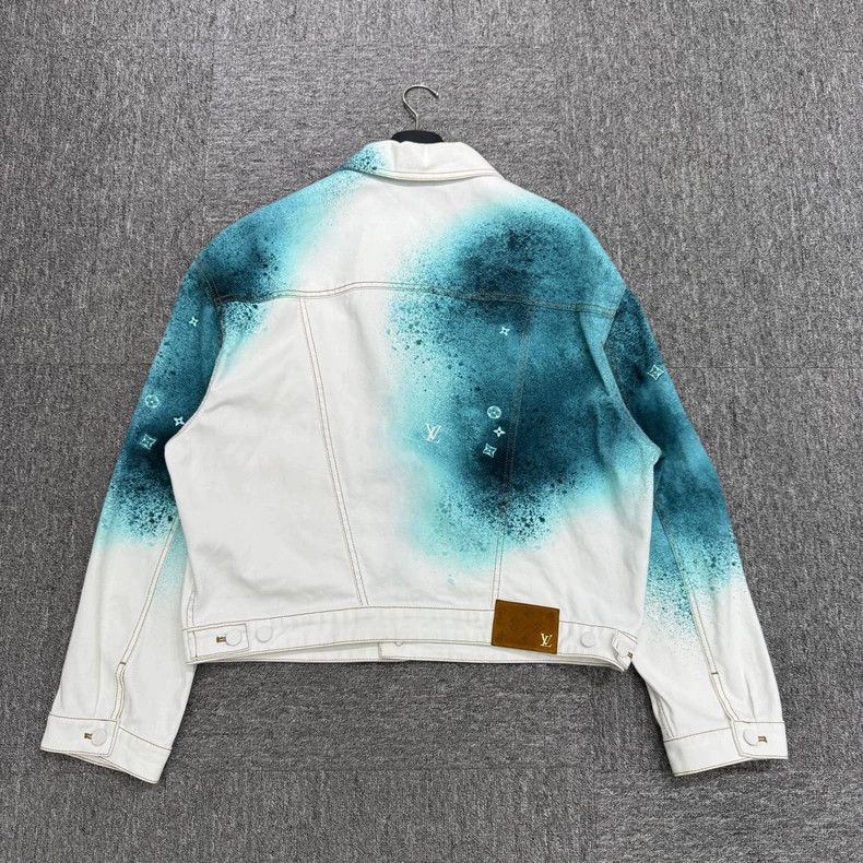 Louis Vuitton Louis Vuitton Tie-dyed starry sky denim jacket Size US XL / EU 56 / 4 - 5 Thumbnail