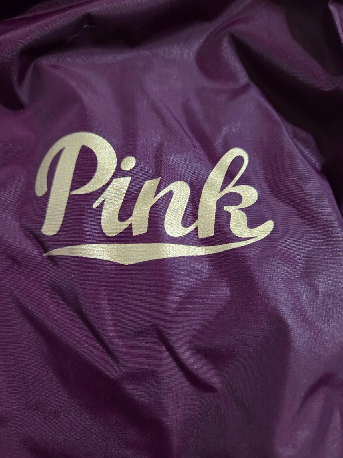 Designer NEW Victoria's Secret PINK Anorak Windbreaker Hoodie Sherpa Size L / US 10 / IT 46 - 2 Thumbnail