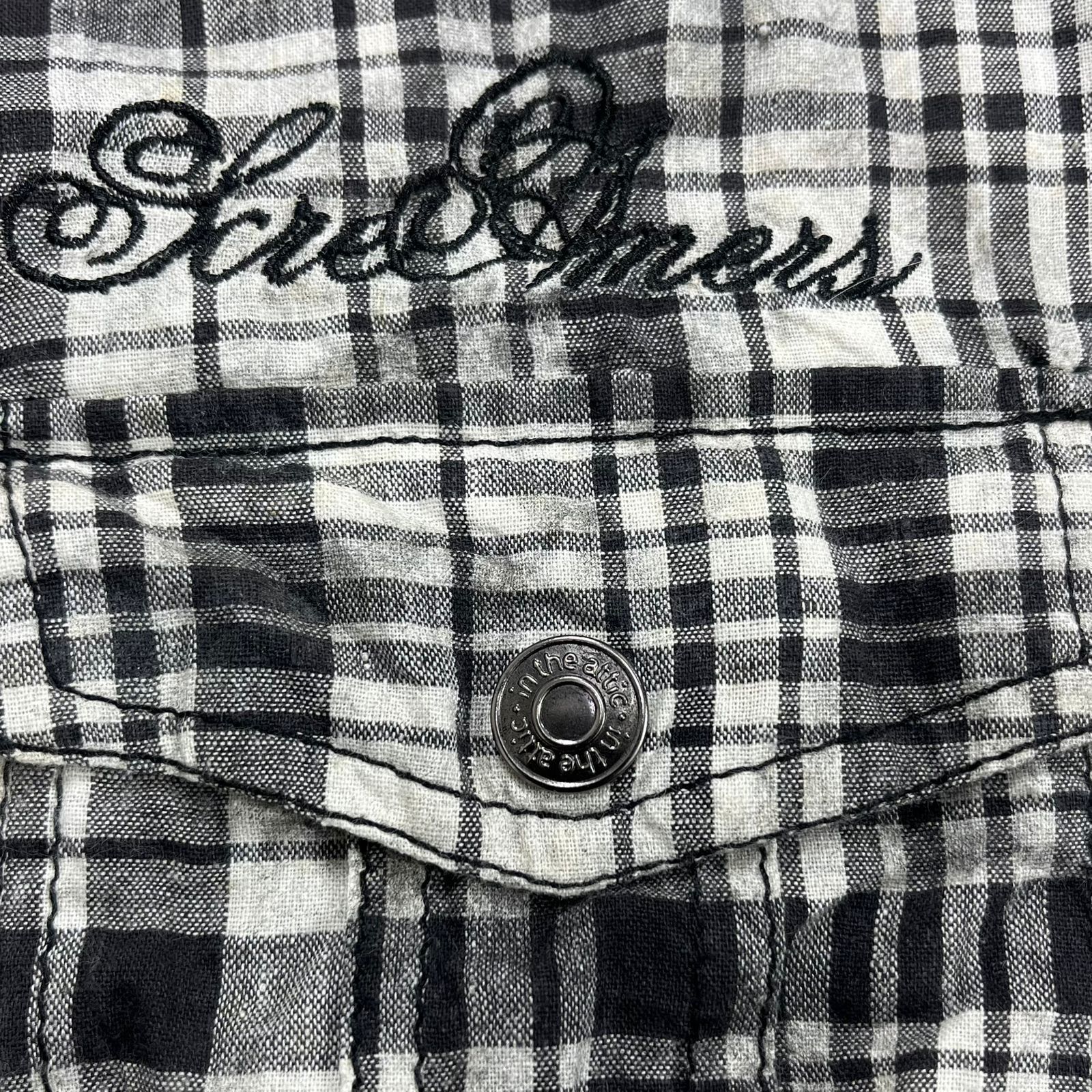 In The Attic 2000s In The Attic Plaid Grunge Gothic Punk Lgb Style Shirt Size US L / EU 52-54 / 3 - 6 Thumbnail