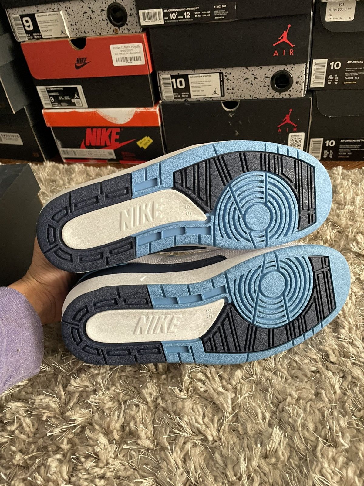 Jordan Brand Jordan 2 Low University Blue Size US 9.5 / EU 42-43 - 7 Thumbnail