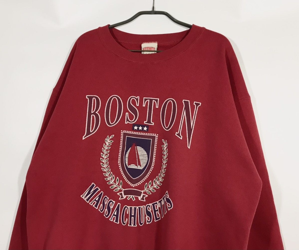 Nutmeg Vintage Boston Massachusetts Sweatshirt Size US XL / EU 56 / 4 - 3 Thumbnail