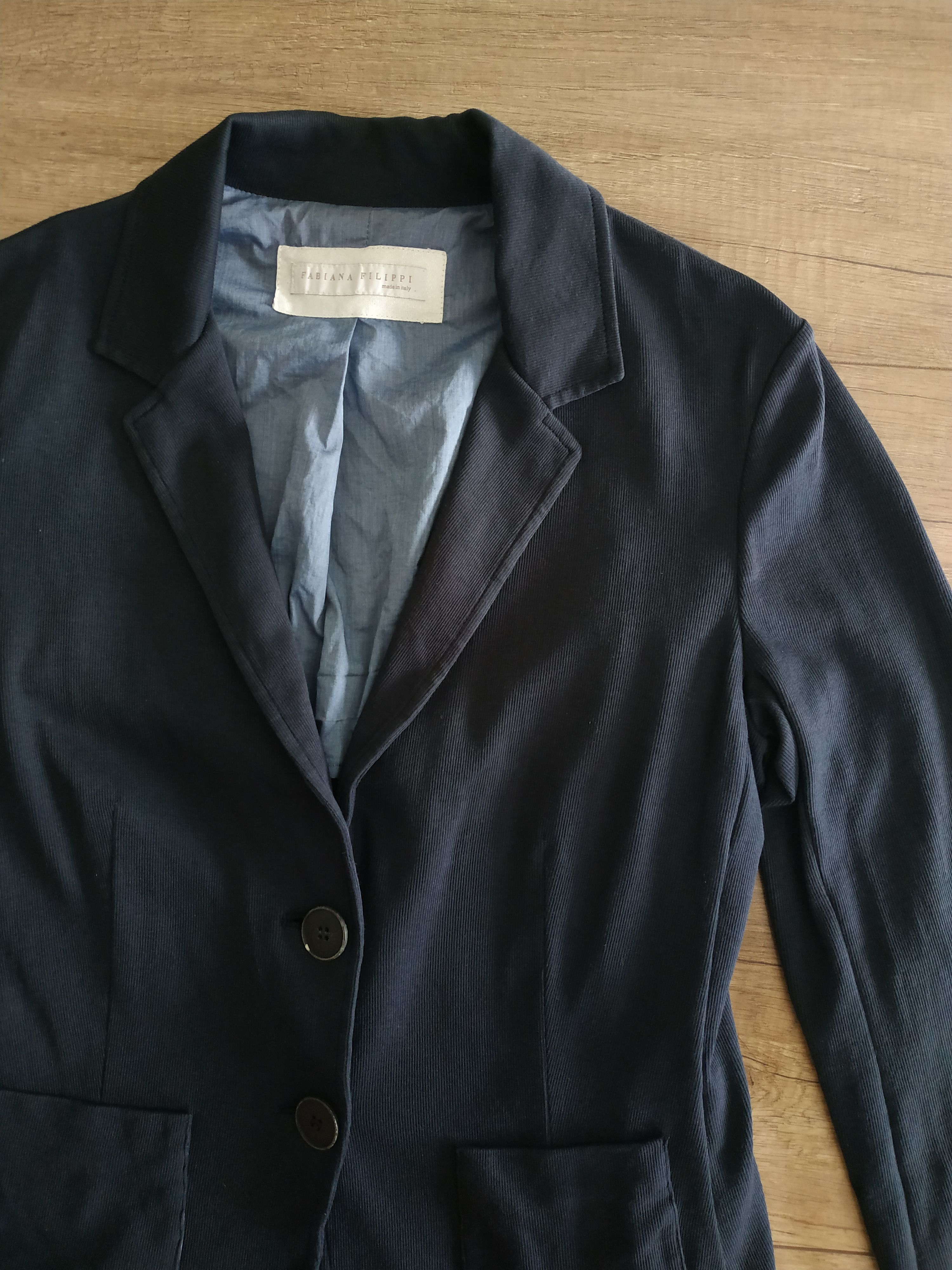 Fabiana Filippi Fabiana Filippi Women's Navy Blazer-Suit Jacket, s. SMALL Size S / US 4 / IT 40 - 5 Thumbnail