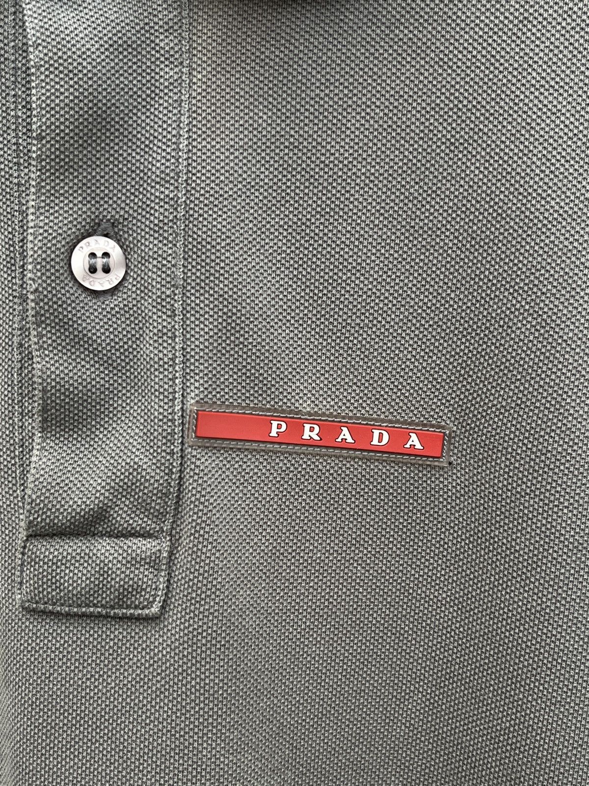 Prada Prada Sport Linea Rossa Polo Shirt Size US M / EU 48-50 / 2 - 5 Thumbnail