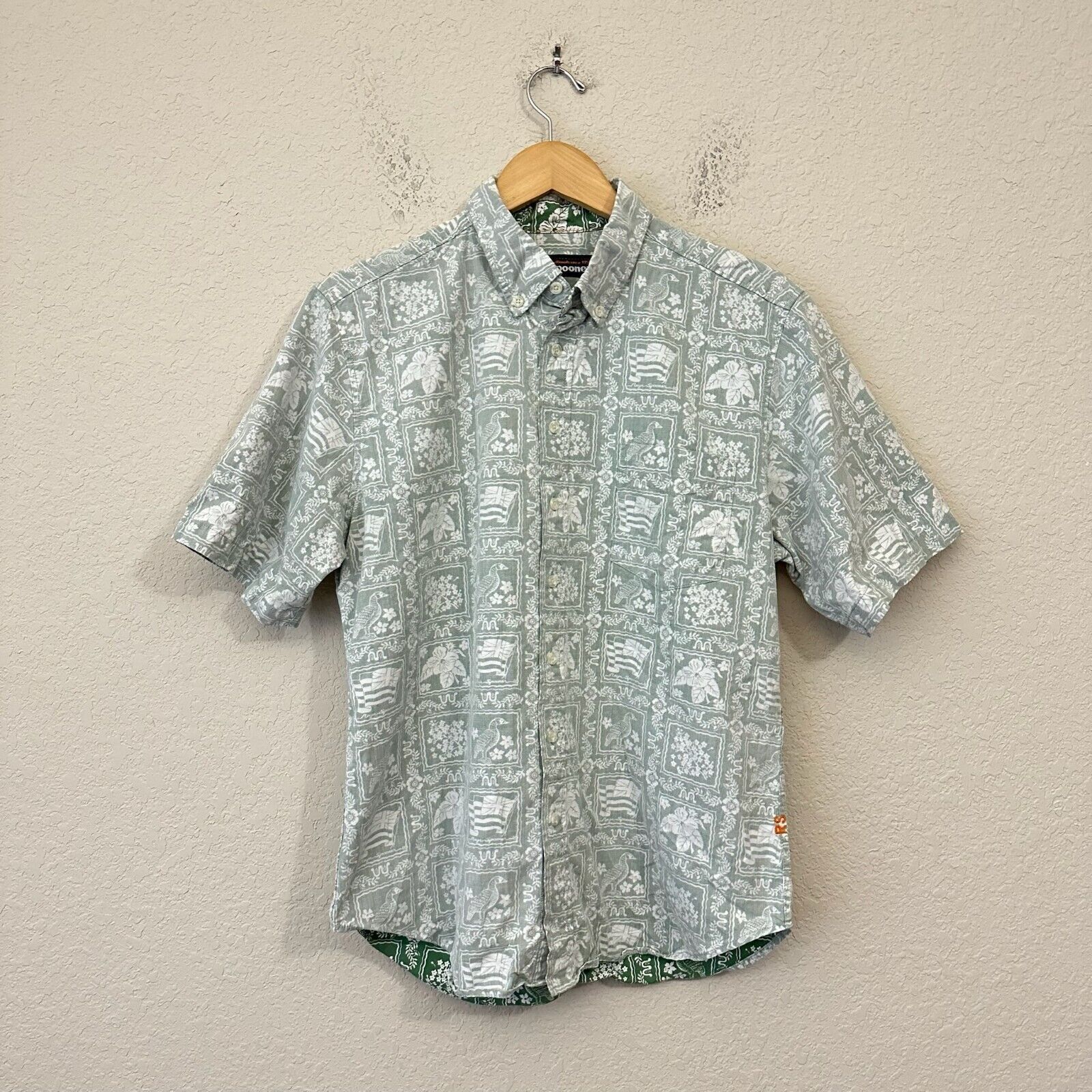 Reyn Spooner VTG REYN SPOONER Patchwork Hawaiian Shirt Flag Floral Animal Size US L / EU 52-54 / 3 - 1 Thumbnail