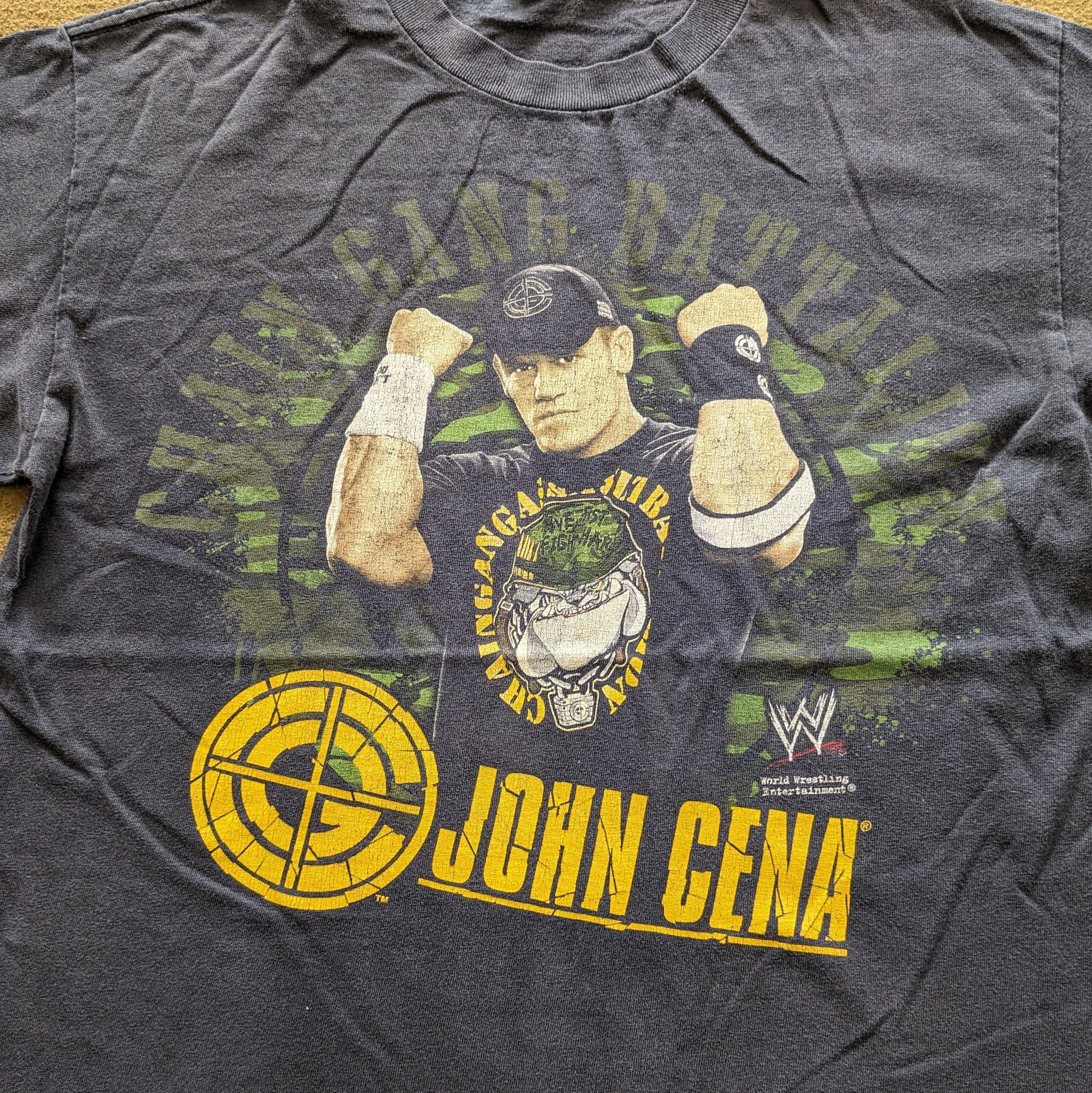 Vintage Vintage JOHN CENA WWE Wrestling T-shirt Size US M / EU 48-50 / 2 - 2 Thumbnail