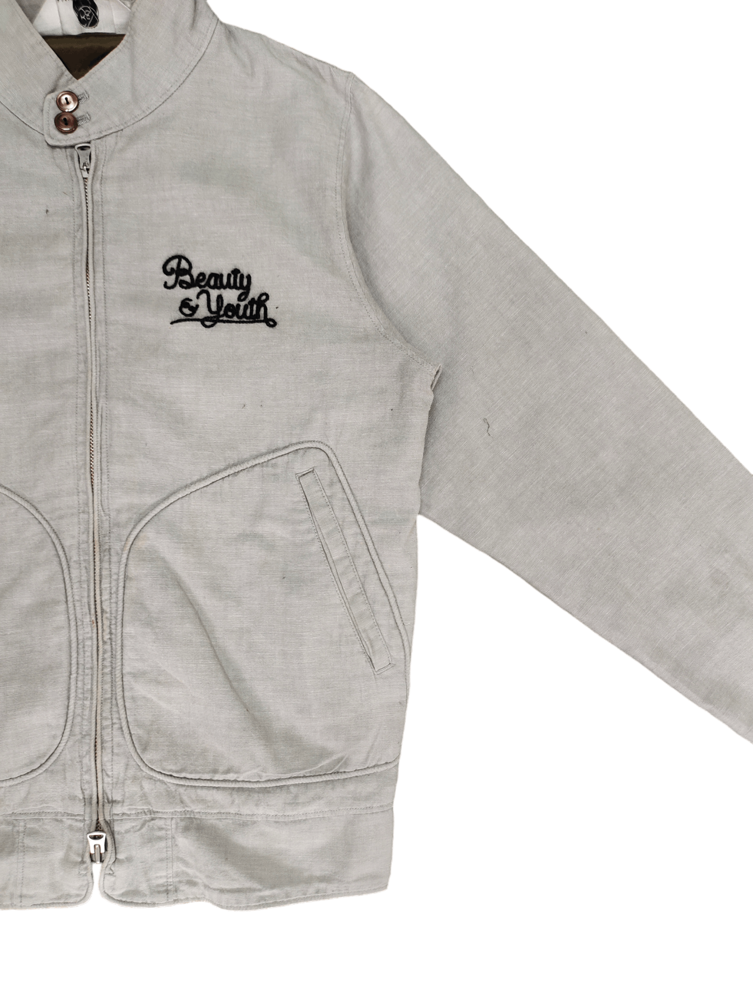 United Arrows Vintage United Arrows Embroidered Cotton Work Jacket Size US S / EU 44-46 / 1 - 14 Thumbnail