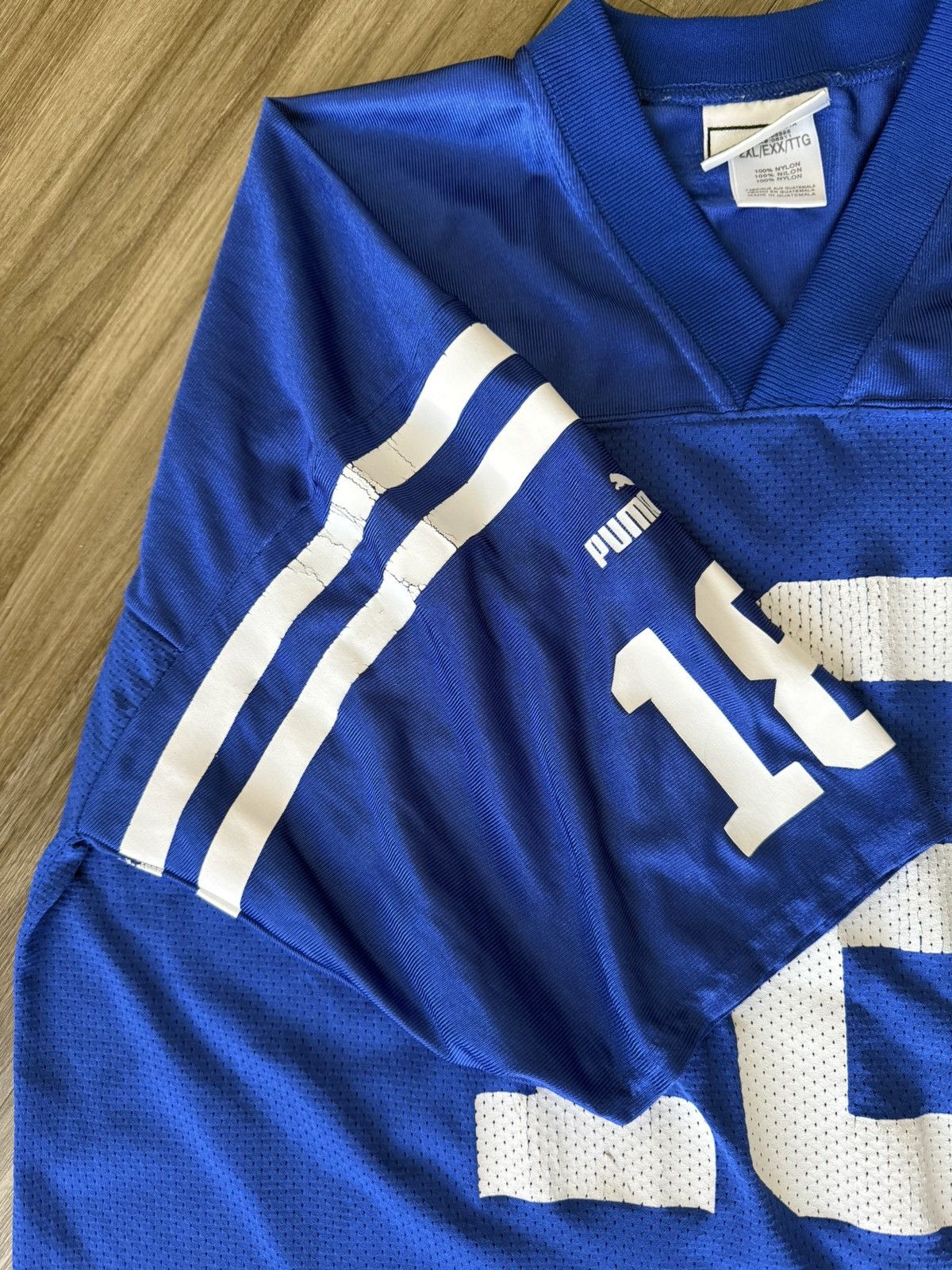 Puma Vintage Peyton Manning Indianapolis Colts Puma jersey Size US XXL / EU 58 / 5 - 3 Thumbnail