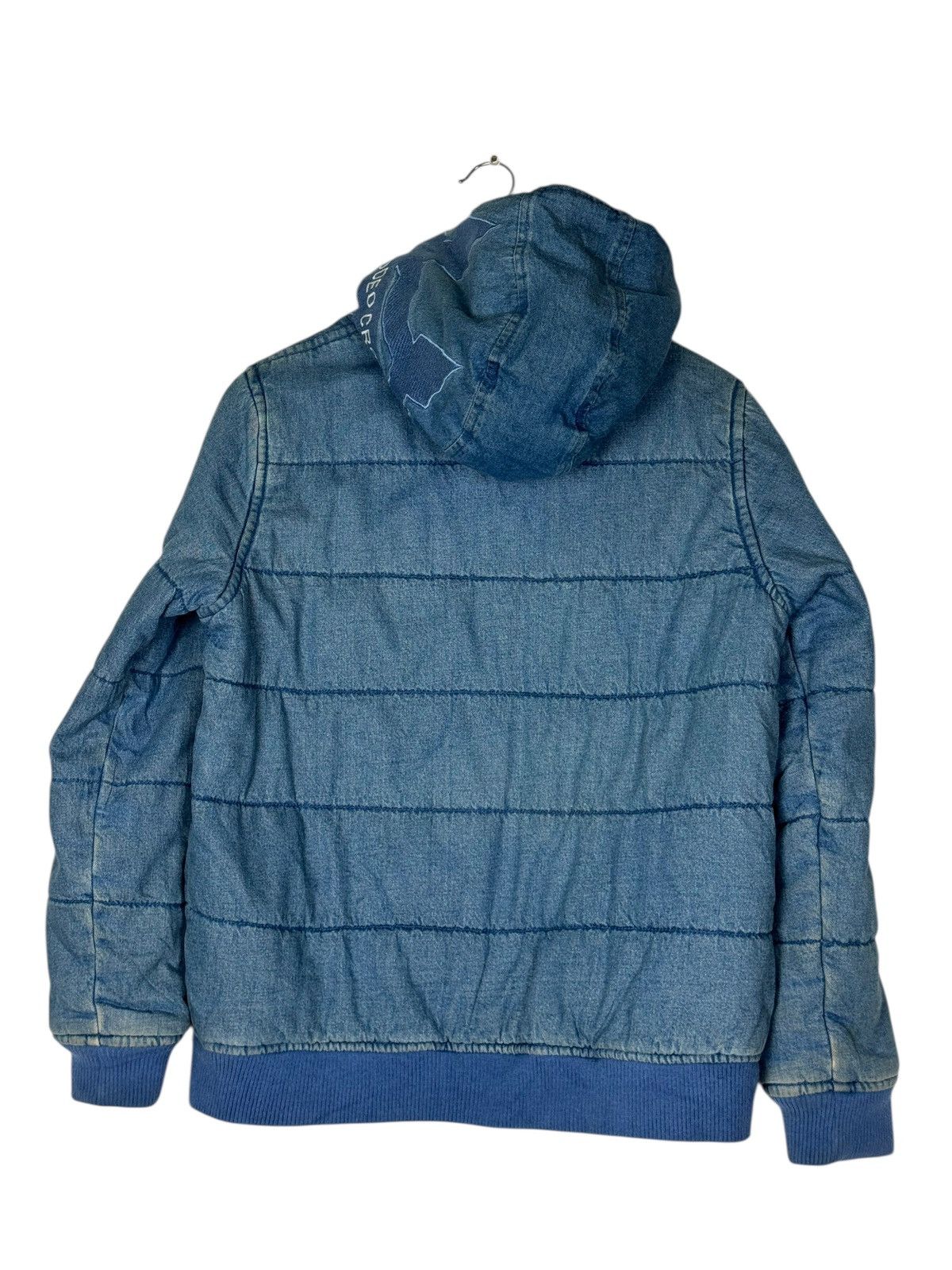 Japanese Brand Rodeo Crown Denim Puffer Hooded Jacket Size US M / EU 48-50 / 2 - 11 Thumbnail