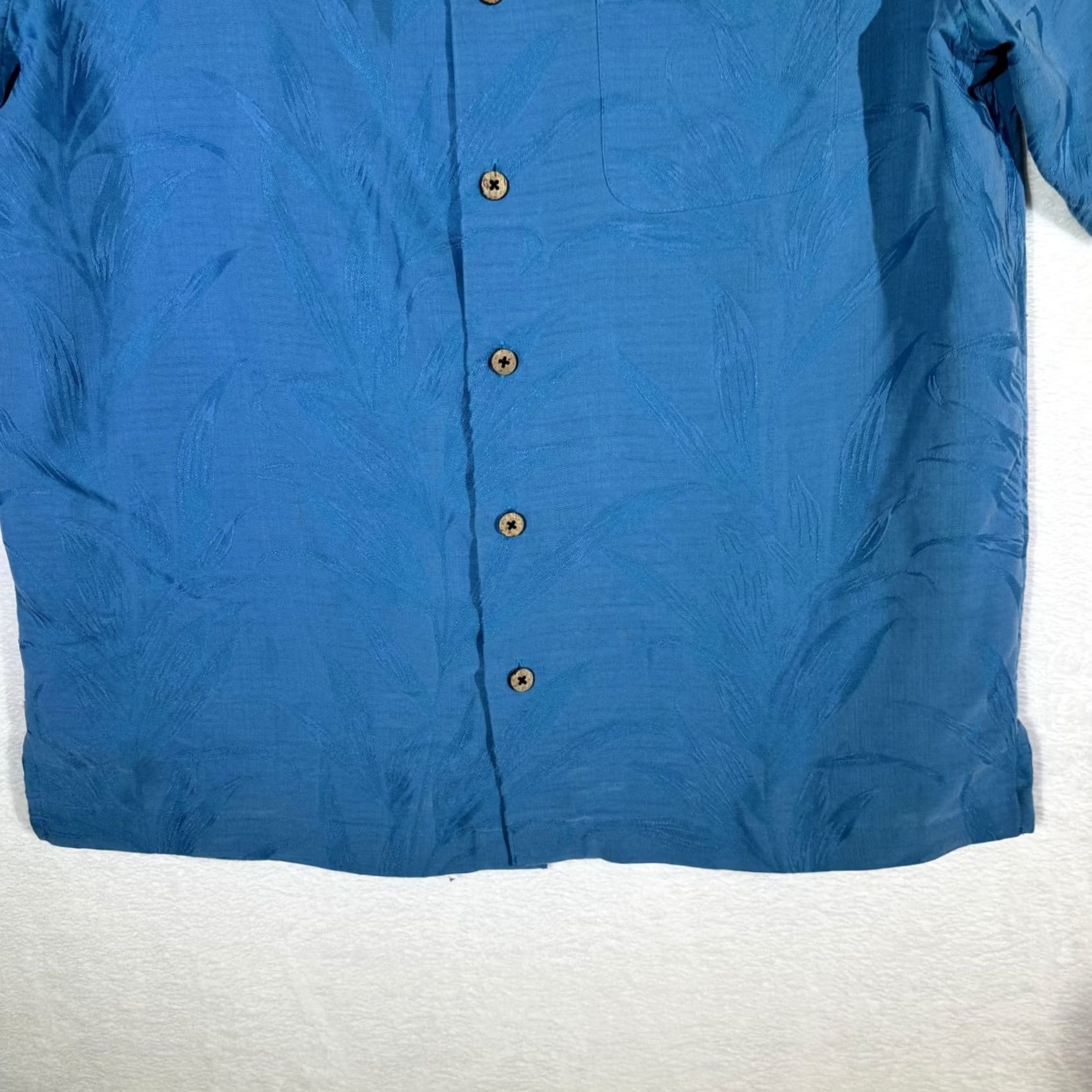 Altea Caribbean Shirt Men’s Medium Teal Blue Tropical Hawaiian 100% Polyester Light Size US M / EU 48-50 / 2 - 3 Thumbnail