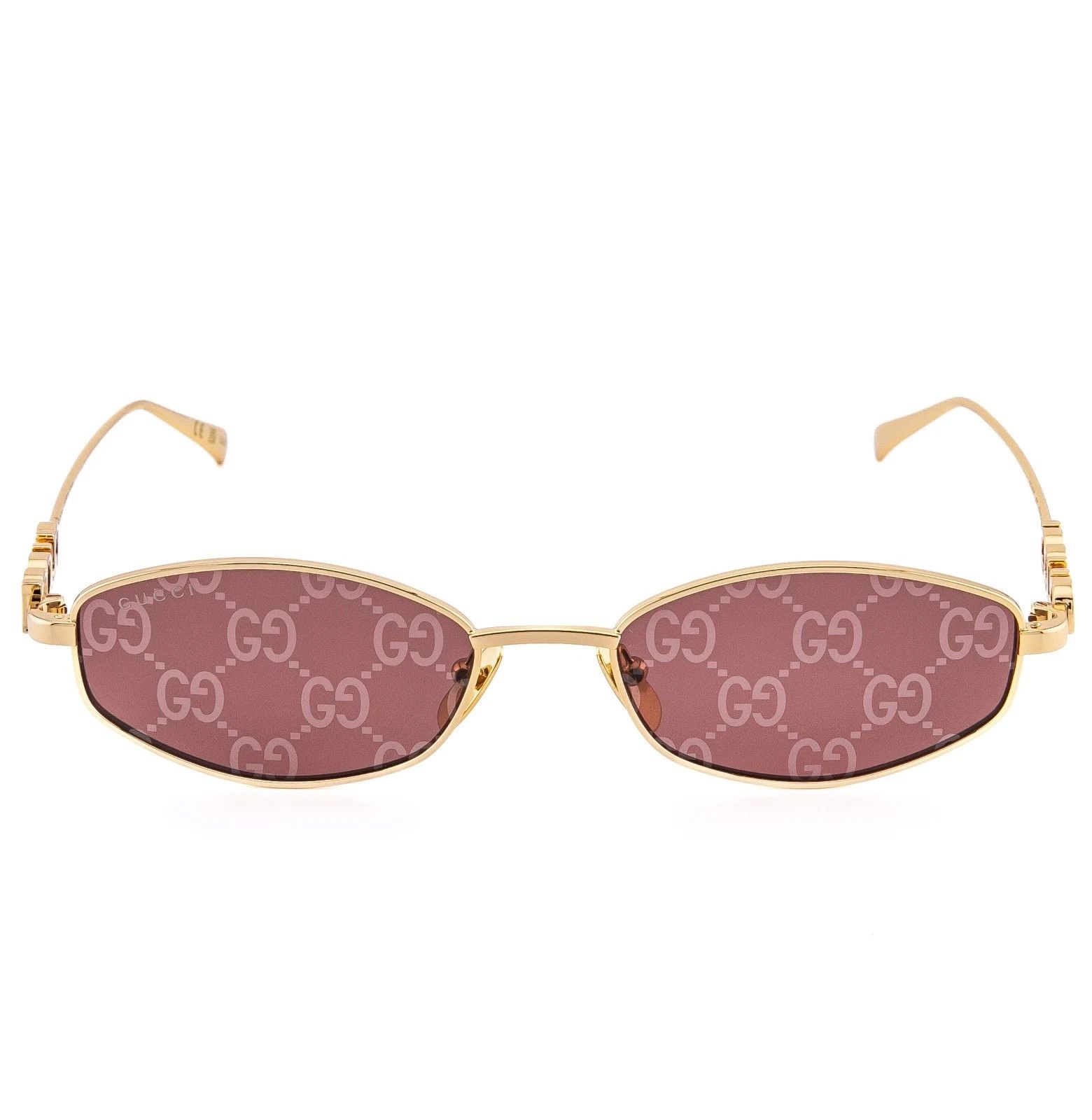 Gucci GUCCI 1802 Gg1802S Gold Red GUCCISSIMA Mirror Oval Narrow Size ONE SIZE - 5 Thumbnail