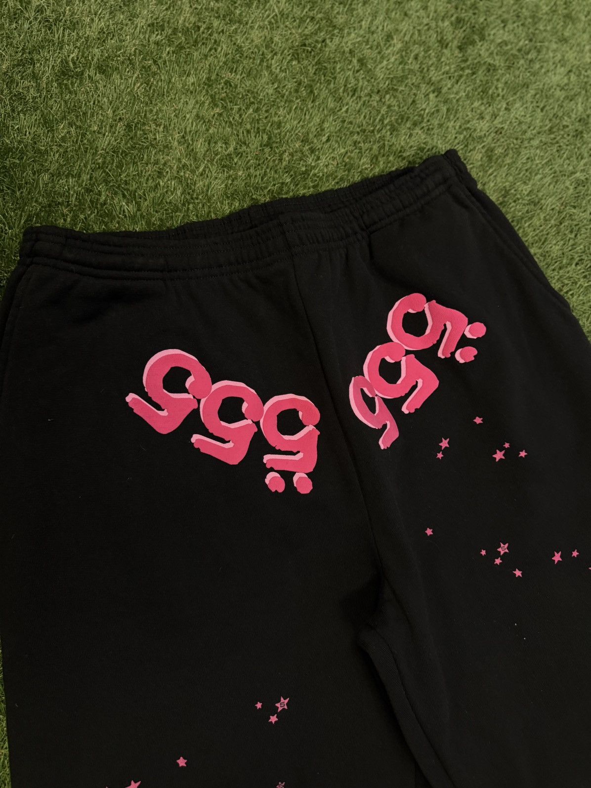 Sp5der Sp5der Worldwide Black Pink Sweatpants Size XL Size US 32 / EU 48 - 6 Thumbnail