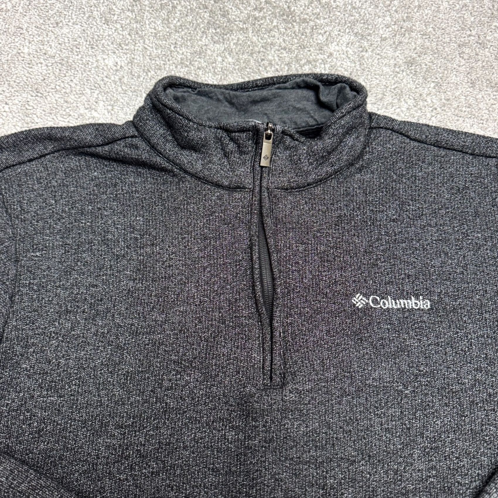 Vintage Columbia Hart Mountain 1/2 Zip Pullover Sweatshirt Jacket Men Large Gray Outdoor Size US L / EU 52-54 / 3 - 3 Thumbnail