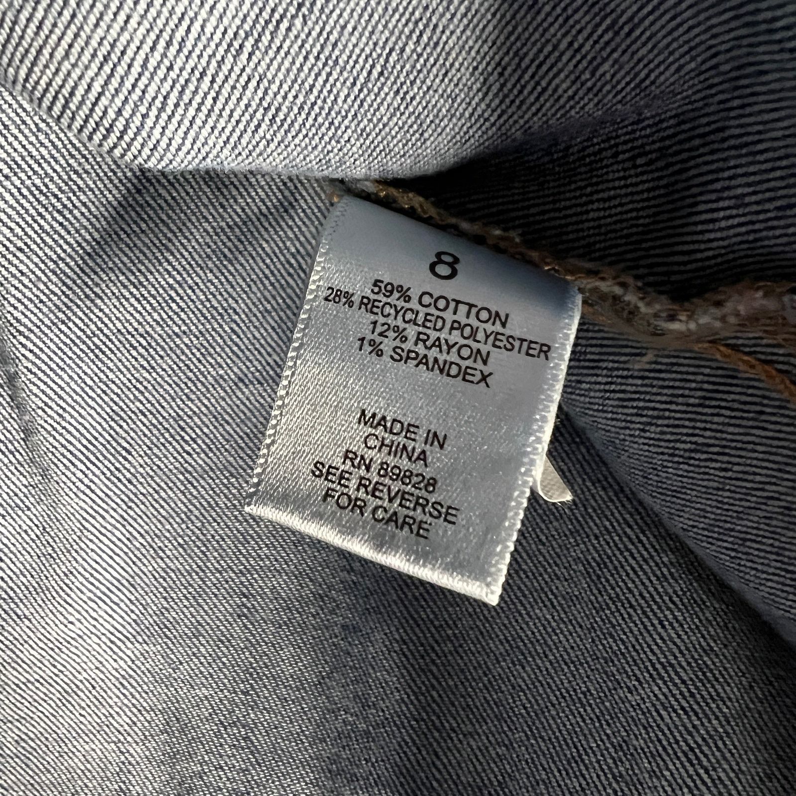 Other LOGO by Lori Goldstein Jeans Jacket Womens Size M / US 6-8 / IT 42-44 - 10 Thumbnail