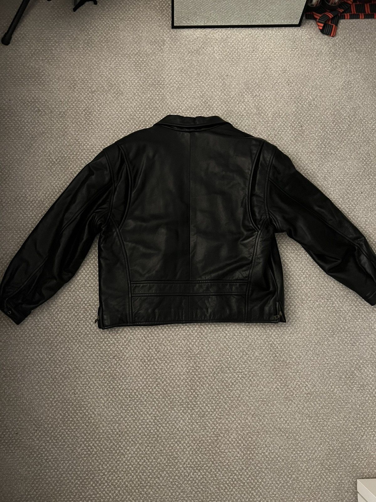Vintage AM Studios Leather Jacket Size US M / EU 48-50 / 2 - 2 Thumbnail