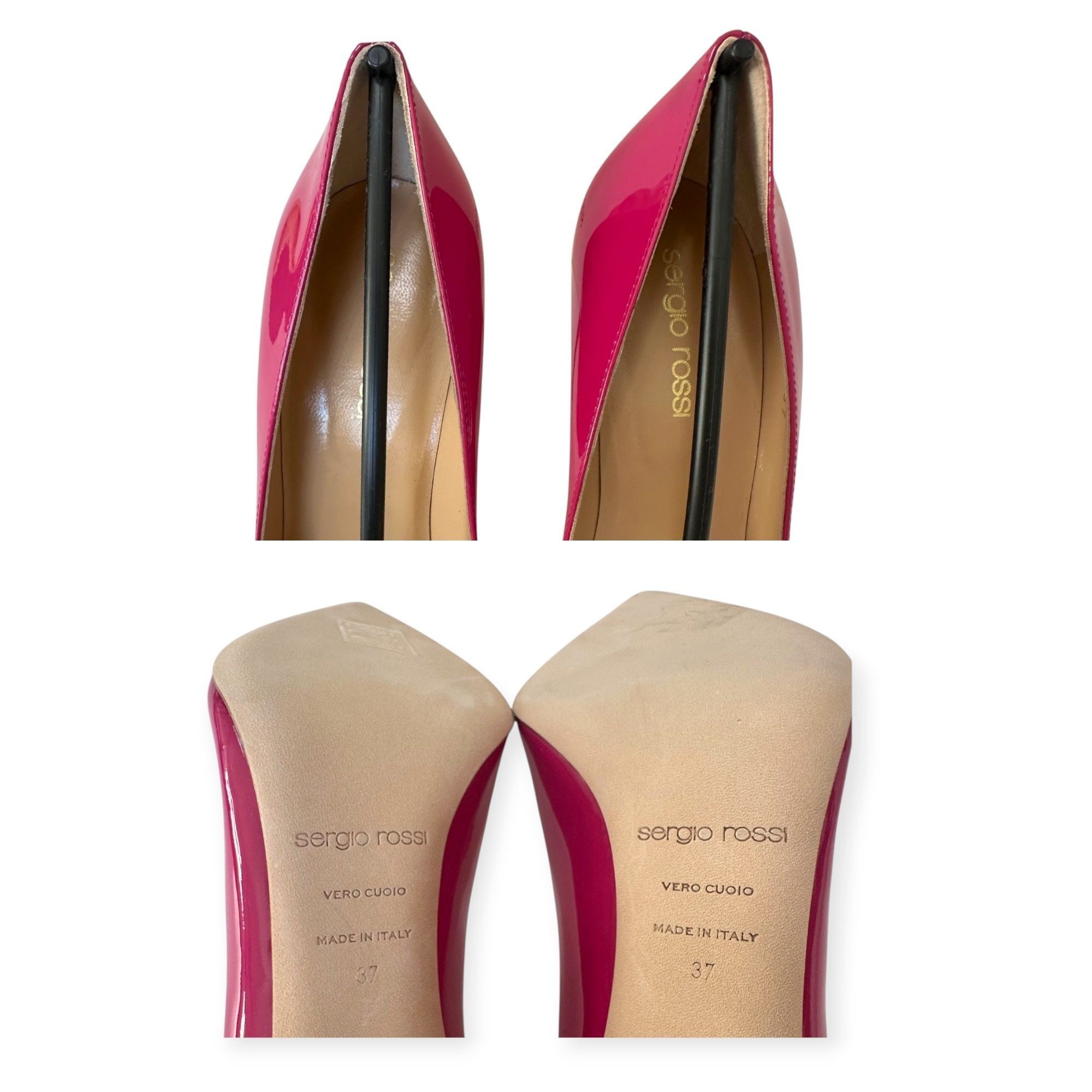 Sergio Rossi Sergio Rossi New Secret 090 Magenta Patent Pumps EU 37 / US Size US 7 / IT 37 - 9 Thumbnail