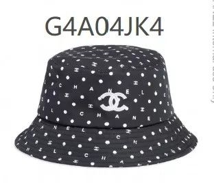 Chanel Chanel Embroidered Black & White Bucket Hat Size ONE SIZE - 1 Thumbnail