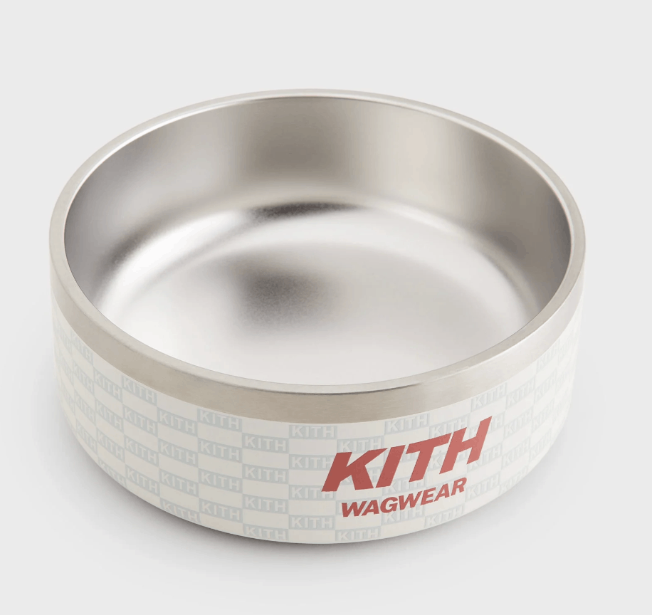 Kith Kith for wagwear Metal Dog Bowl - White Size ONE SIZE - 2 Thumbnail