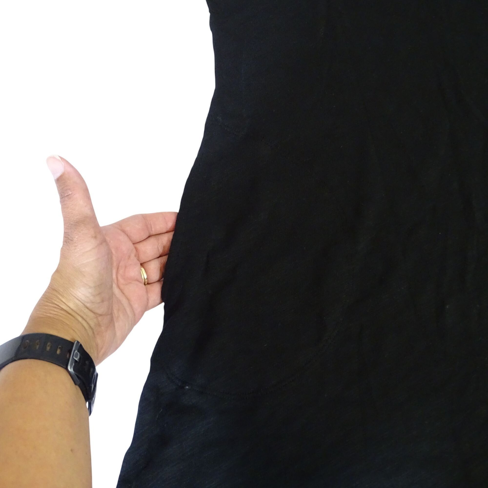 ATM Anthony Thomas Melillo ATM Anthony Thomas Melillo Black T-Shirt Dress Size L Size L / US 10 / IT 46 - 5 Thumbnail