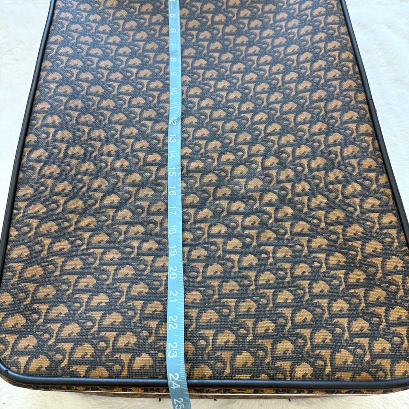 Dior Vintage 1970s Christian Dior Suitcase 100% Authentic 28x18x8 Size ONE SIZE - 16 Thumbnail