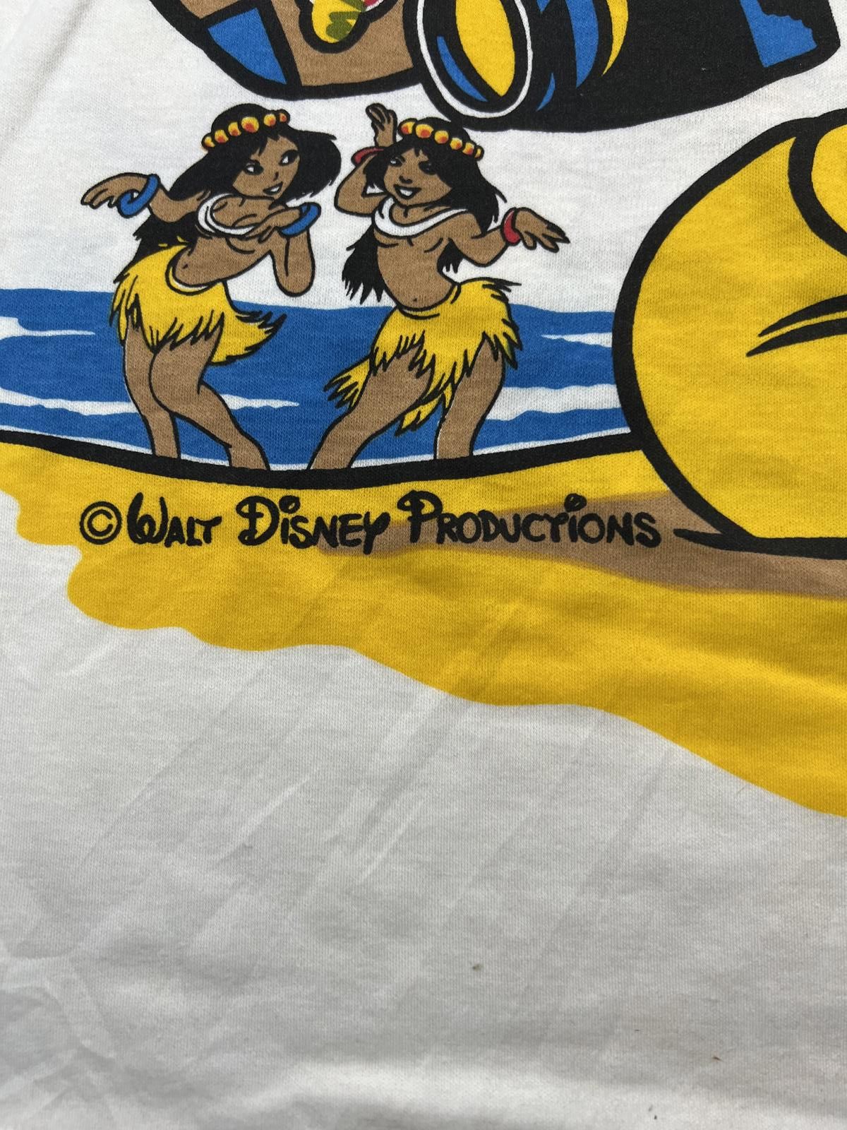 Disney Vintage Walt Disney Productions Mickey Mouse Travel T-Shirt Size ONE SIZE - 3 Thumbnail