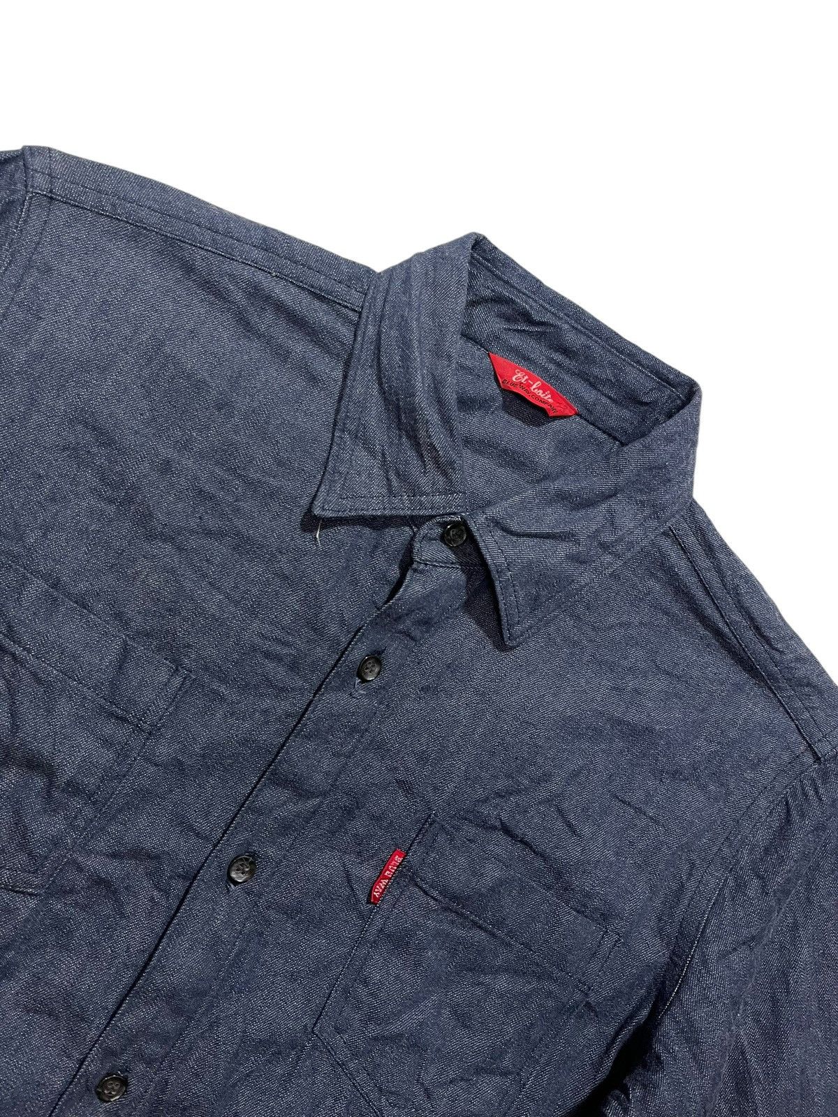 Designer × Japanese Brand × Vintage BLUE WAY JAPANESE BRAND DENIM LONG SLEEVES SHIRT Size US S / EU 44-46 / 1 - 3 Thumbnail