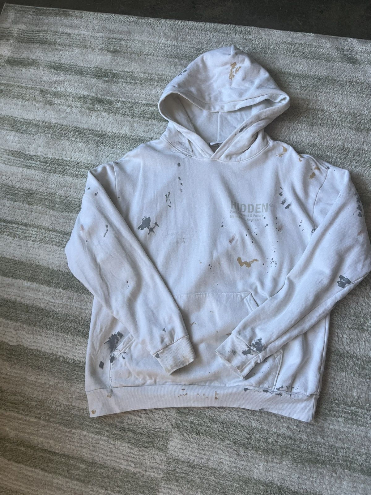 HIDDEN HIDDEN H-Logo Painted Hoodie Size US L / EU 52-54 / 3 - 1 Thumbnail