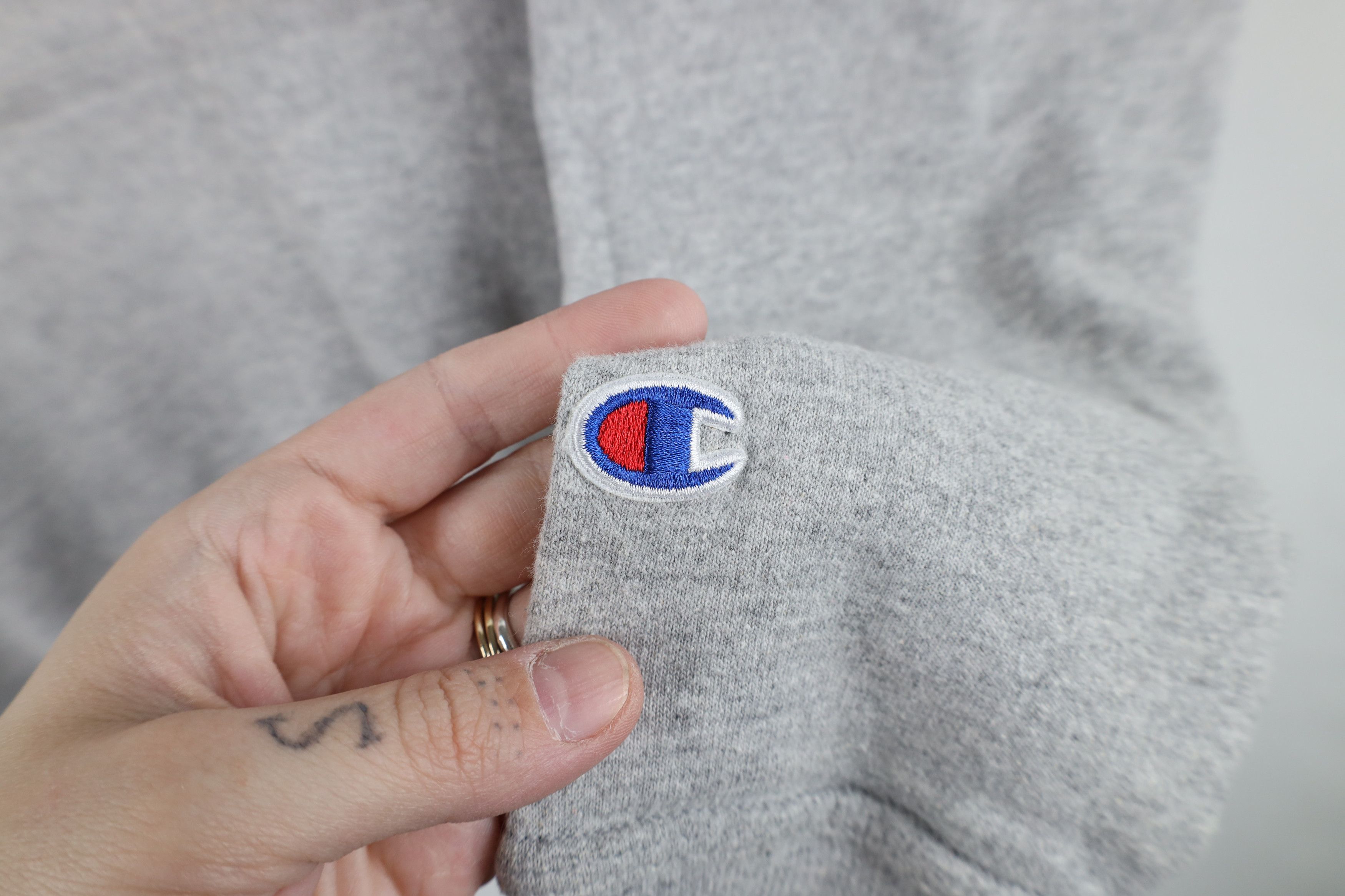 Champion Vintage Y2K Champion USA Hoodie Sweatshirt Heather Gray Size US M / EU 48-50 / 2 - 4 Thumbnail