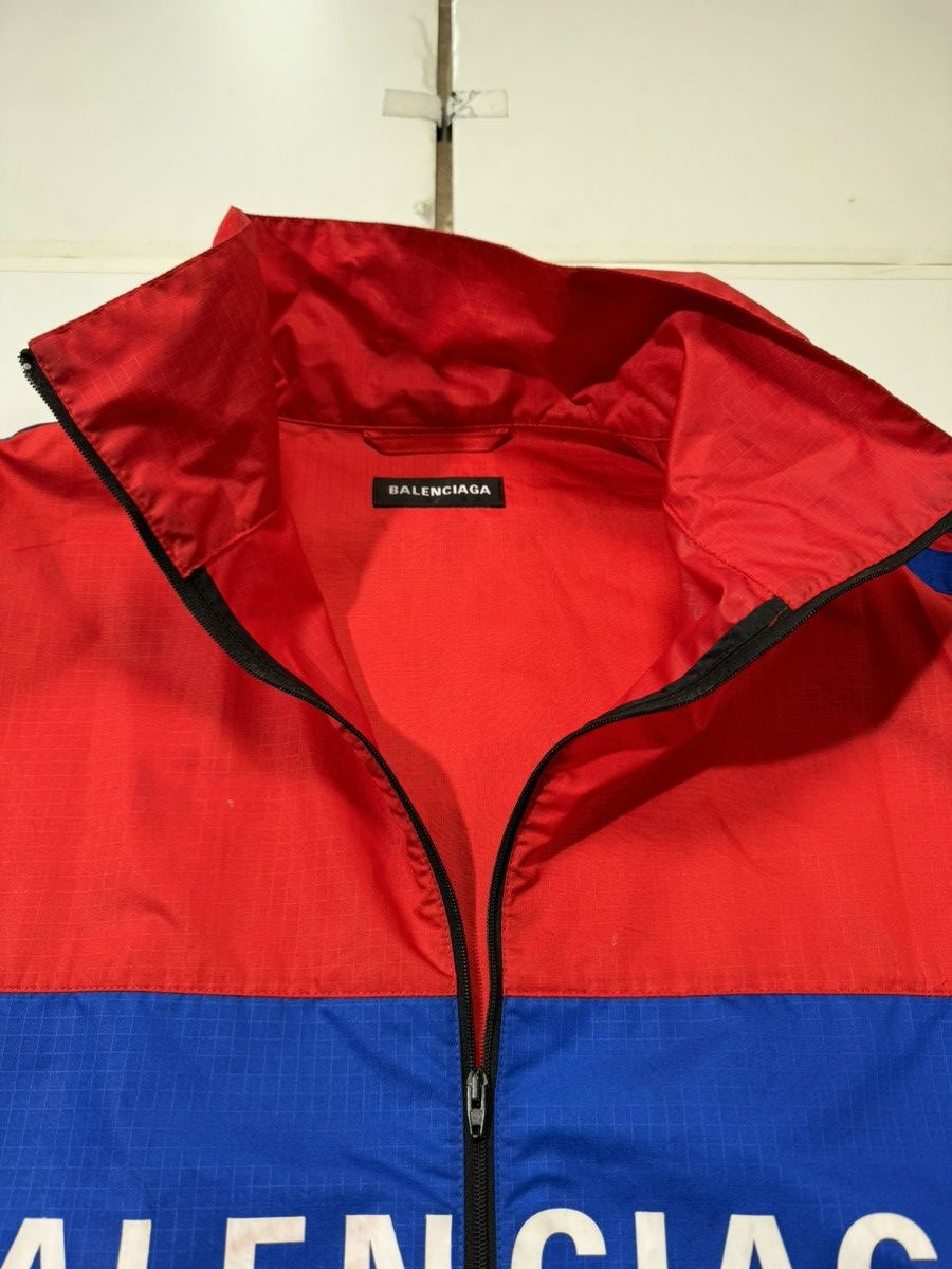 Balenciaga Balenciaga Zip Up Logo Jacket Size US XXL / EU 58 / 5 - 5 Thumbnail