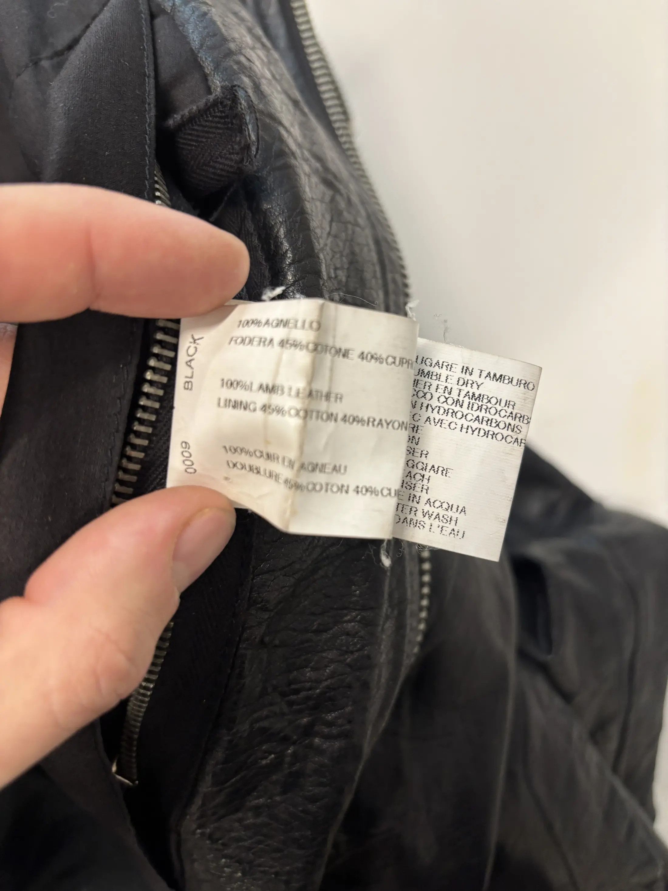 Rick Owens Rick Owens Mainline Lambskin Leather Jacket Size US XL / EU 56 / 4 - 5 Thumbnail
