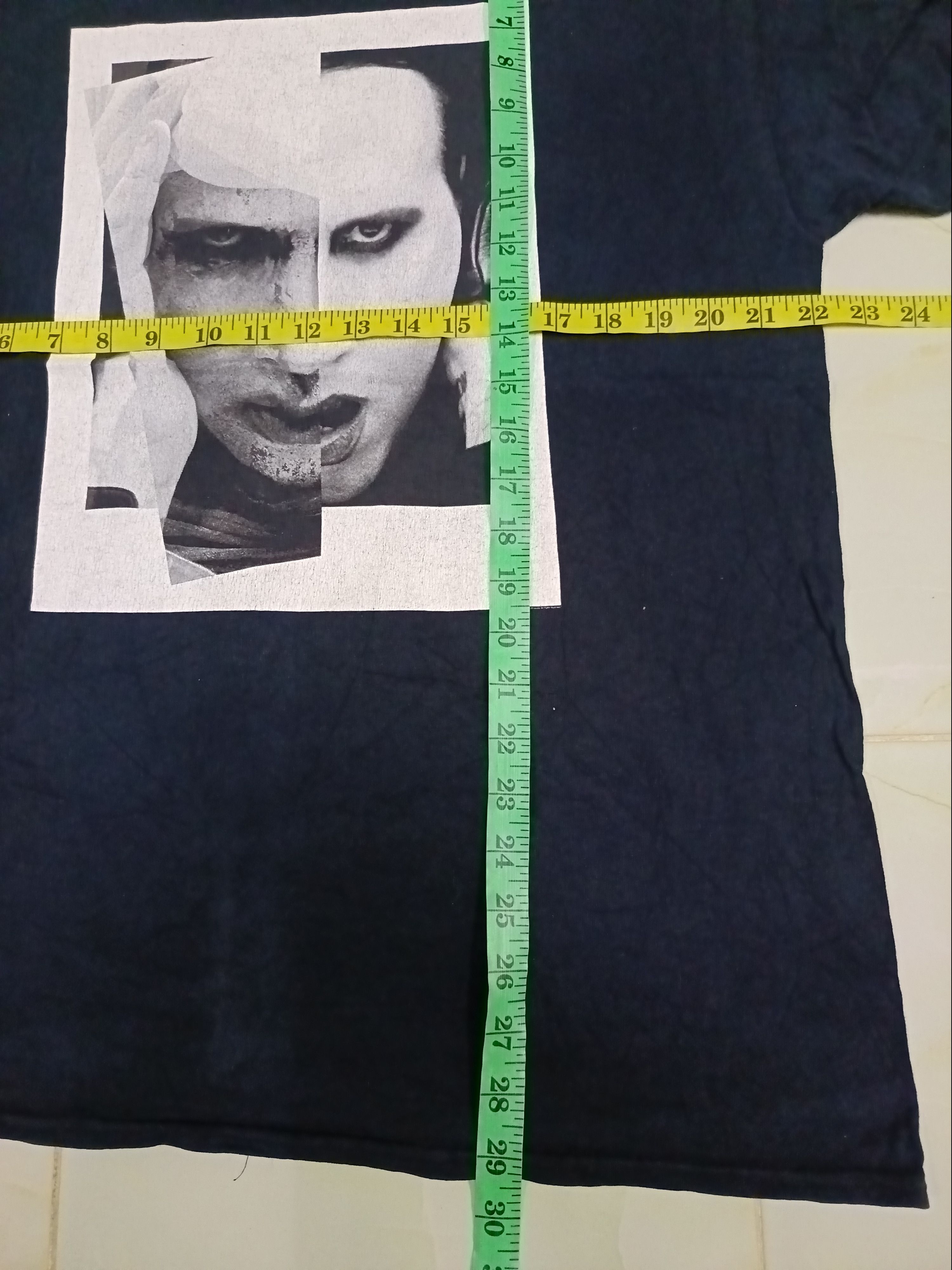Marilyn Manson Vintage 2015 The Pale Emperor Marilyn Manson Rock Band Tee Size US L / EU 52-54 / 3 - 6 Thumbnail