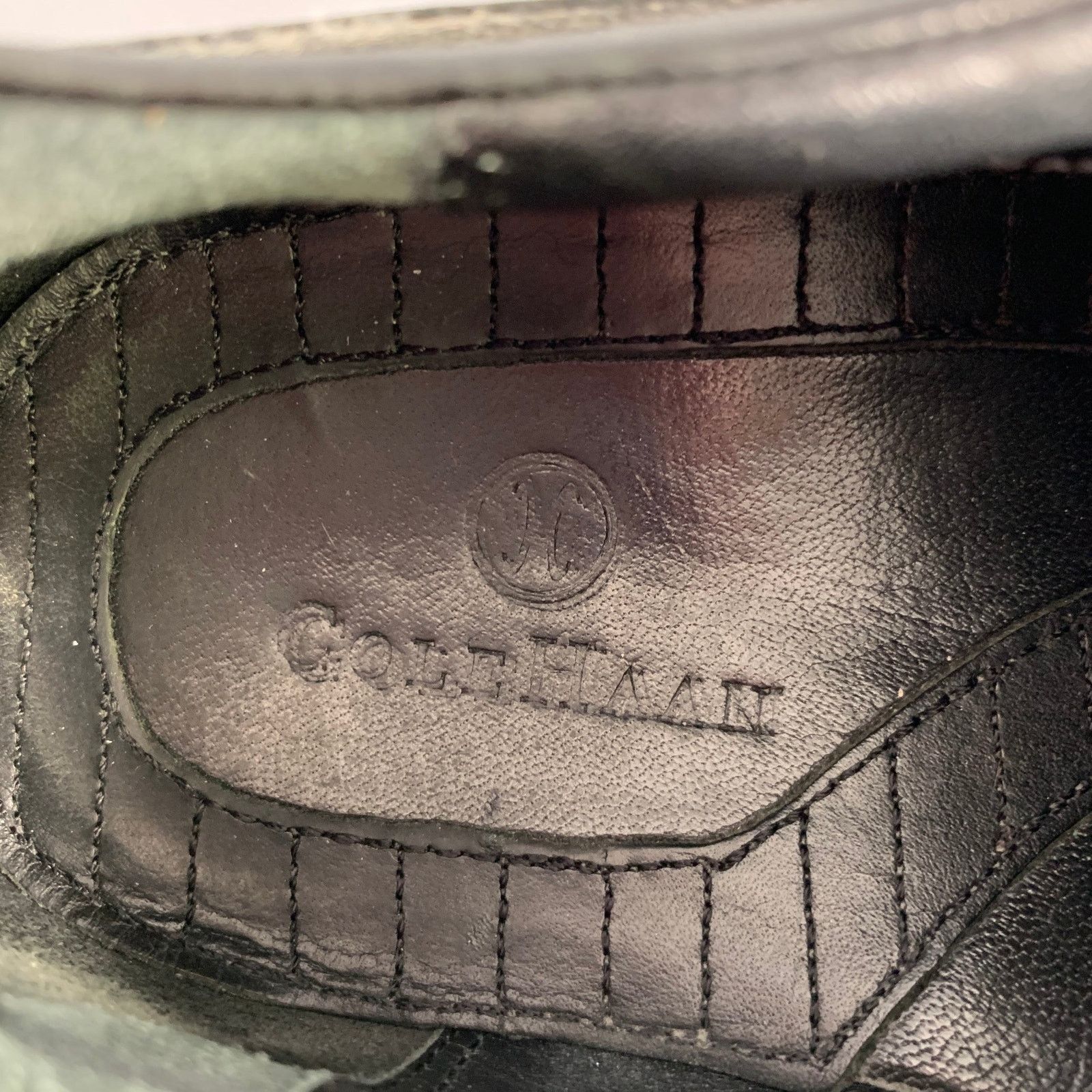 Cole Haan COLE HAAN 9.5 Black Contrast Stitch Leather Lace-Up Shoes Size US 9.5 / EU 42-43 - 7 Thumbnail