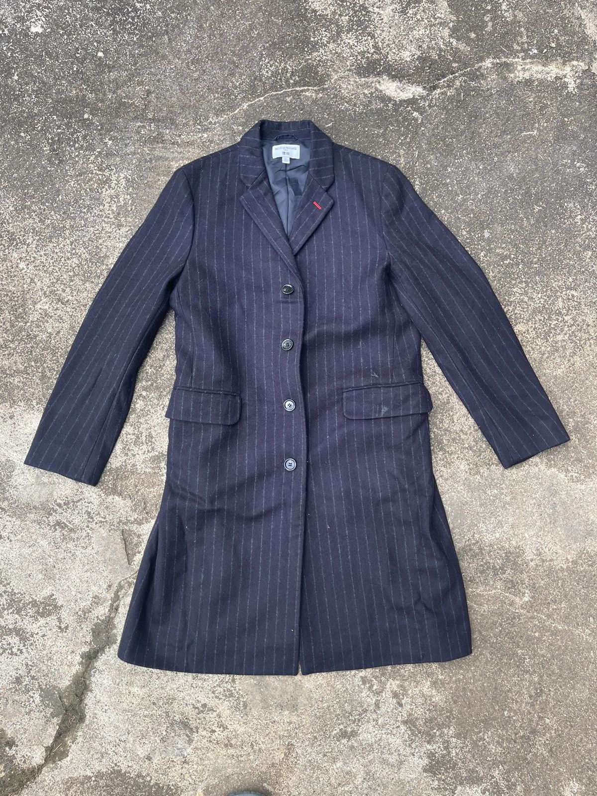Uniqlo Ines de la Fressange x Uniqlo Pinstripe Coat - XL Size XL / US 12-14 / IT 48-50 - 1 Thumbnail