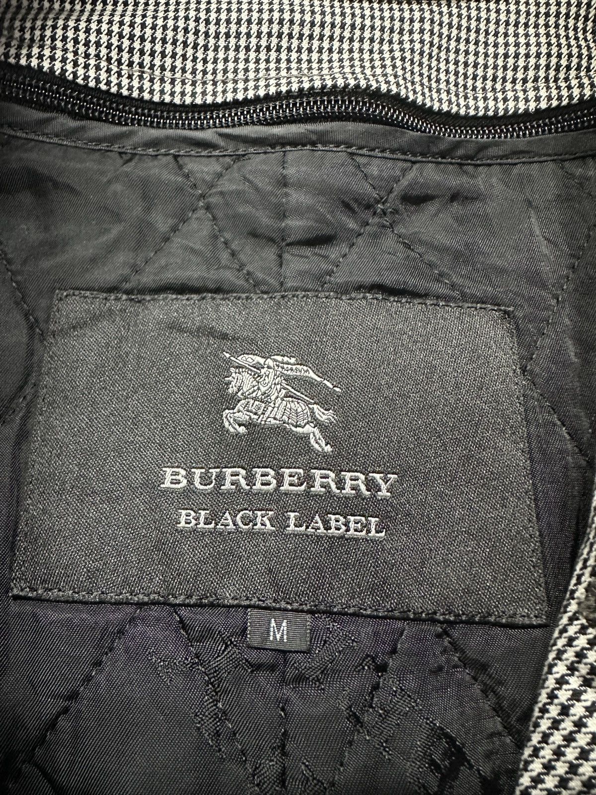 Burberry Burberry Black Label Houndstooth Trench Coat Size US M / EU 48-50 / 2 - 18 Thumbnail