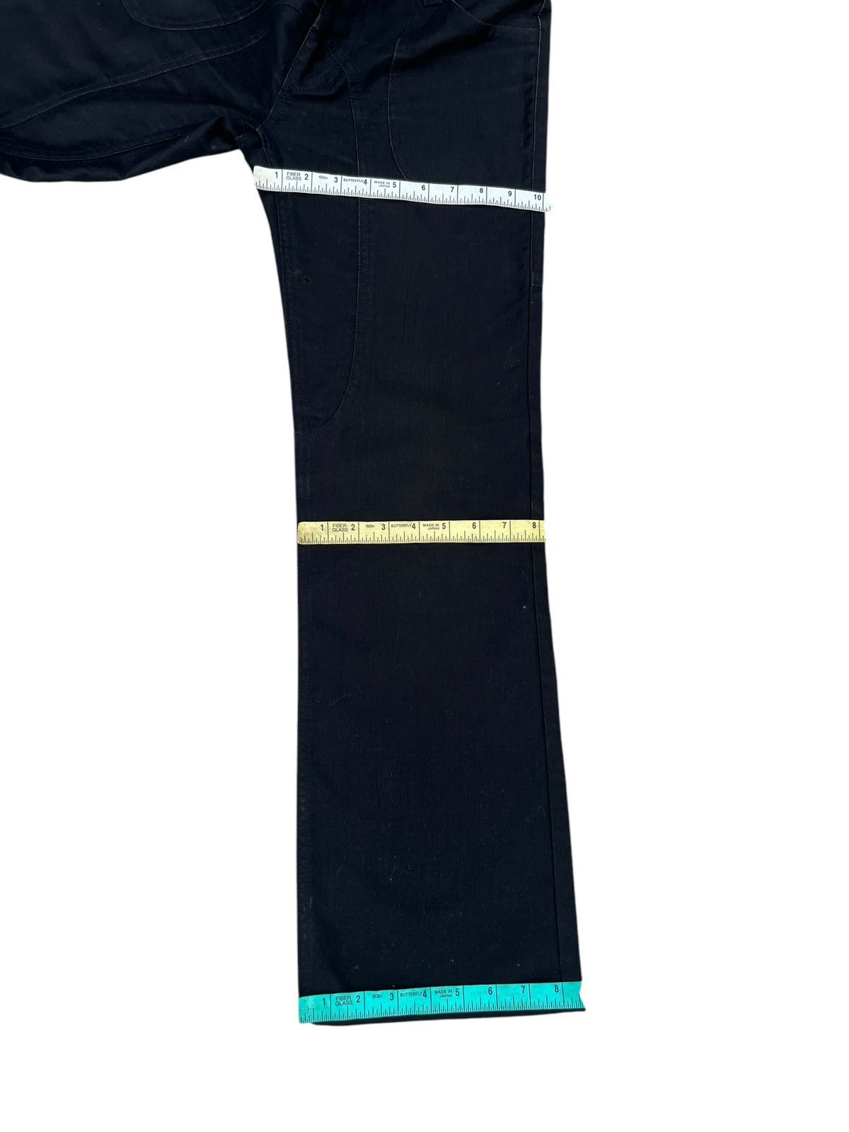 Japanese Brand Phenomenon Japan Fade Black Moleskin Cotton Flare Pant Size US 30 / EU 46 - 3 Thumbnail