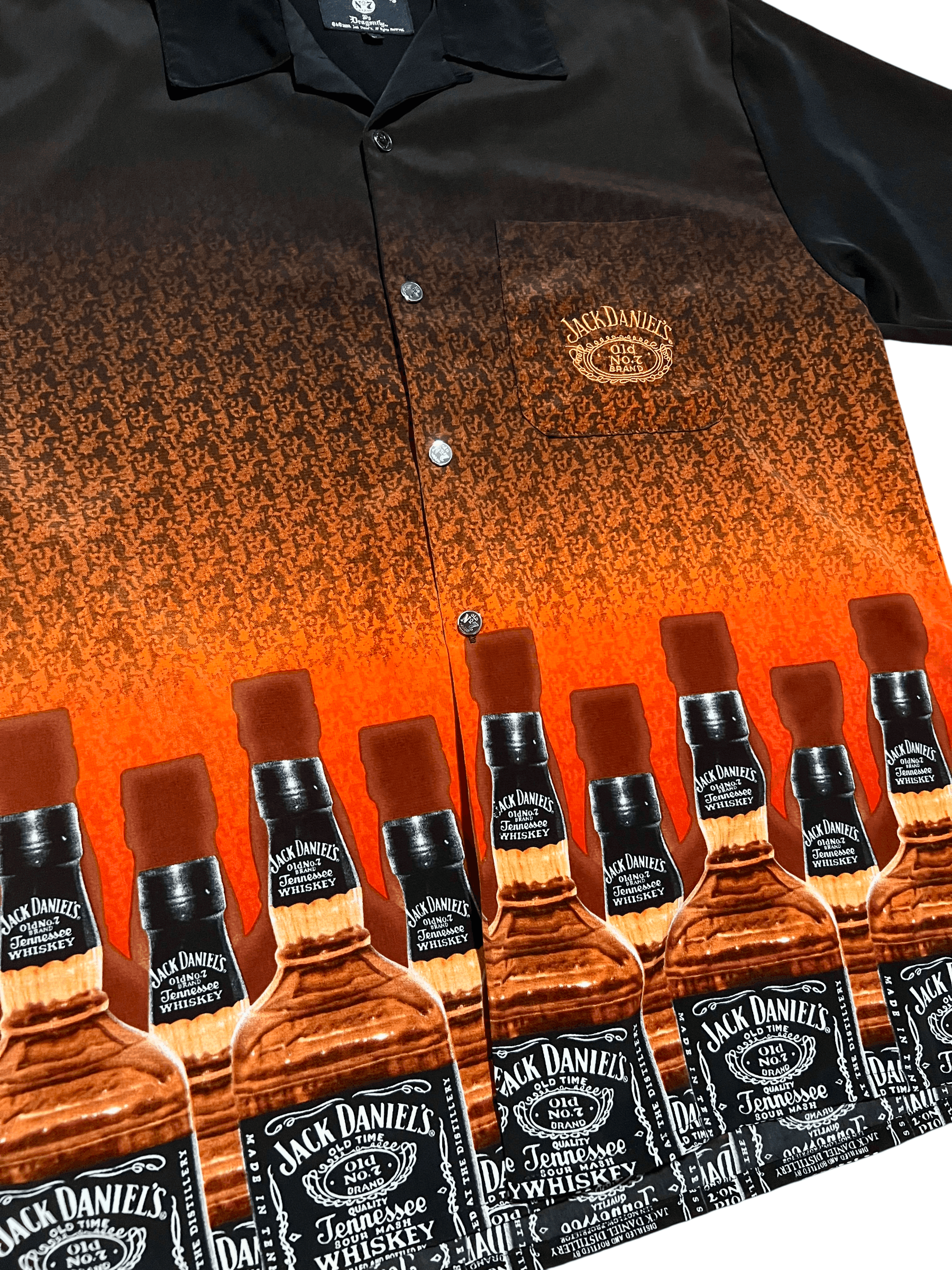 Other Jack Daniels Whiskey Y2K Vintage Short Sleeve Button Up Shir Size US L / EU 52-54 / 3 - 3 Thumbnail