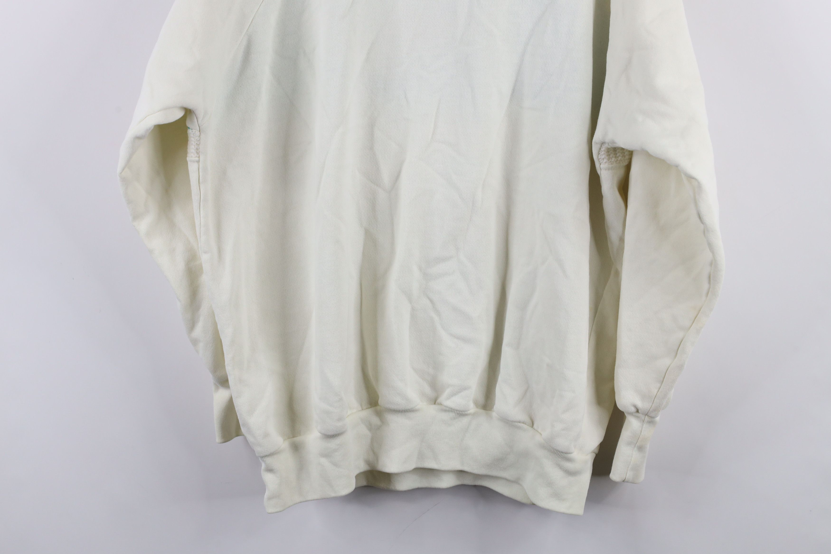 Vintage Vintage 90s Country Primitive Flower Collared Sweatshirt USA Size L / US 10 / IT 46 - 13 Thumbnail