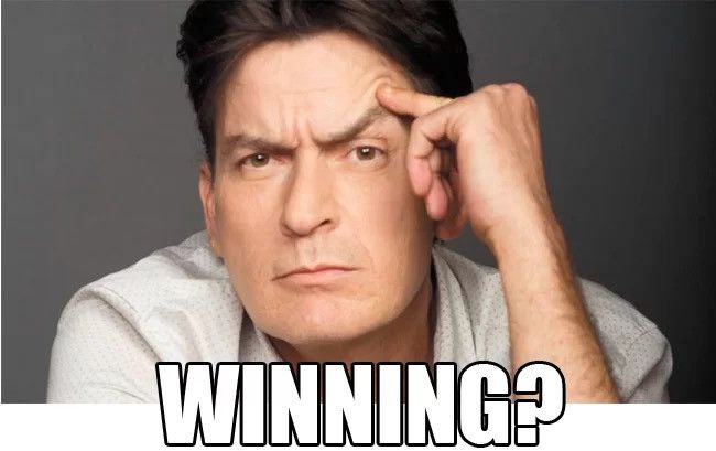 Vintage RARE CHARLIE SHEEN DUH WINNING MELTDOWN BLACK TEE Size US XL / EU 56 / 4 - 3 Thumbnail
