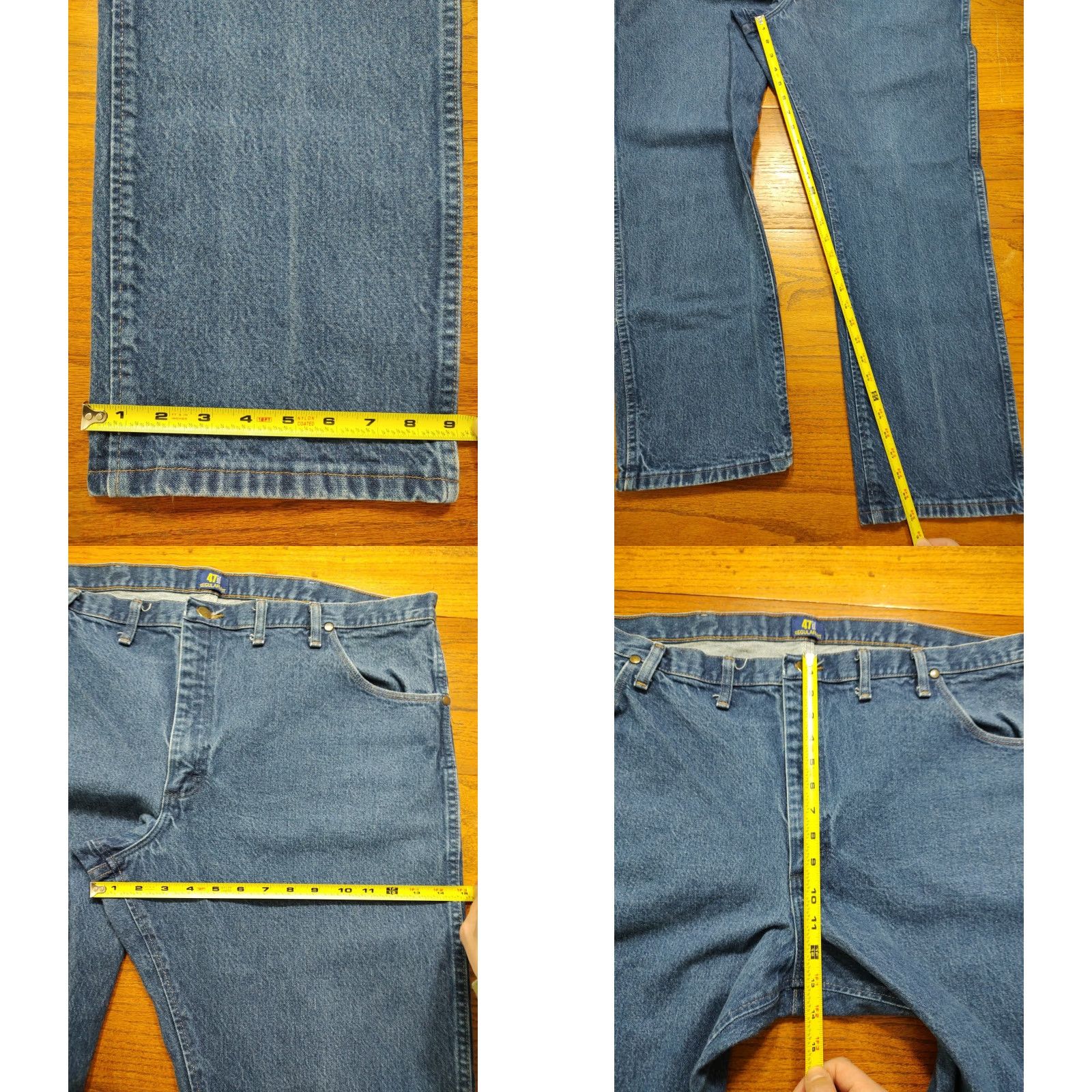 Wrangler VINTAGE Wrangler 47MWZ Cowboy Cut Jeans Mens 44x30 Denim Blue 5-Pocket Regular Straight Western Cowboy N/A Size US 44 / EU 60 - 8 Thumbnail