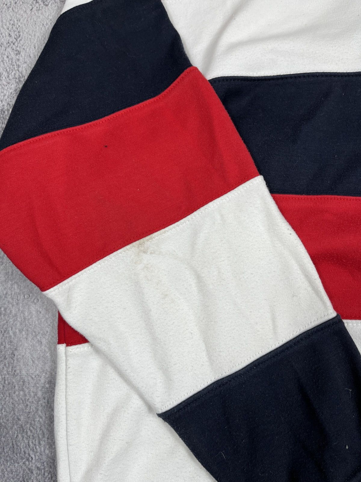 Japanese Brand × Vintage Vintage Y2K style 1/4 zip rugby long sleeve polo S Size US S / EU 44-46 / 1 - 5 Thumbnail