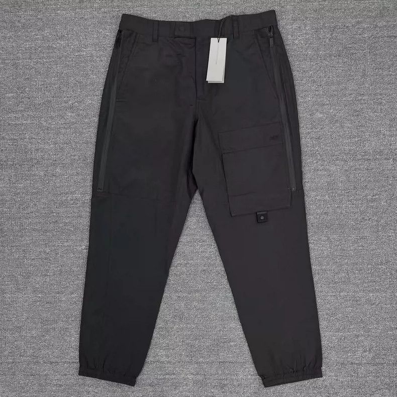 dior pocket embroidered logo nylon pants-dmc