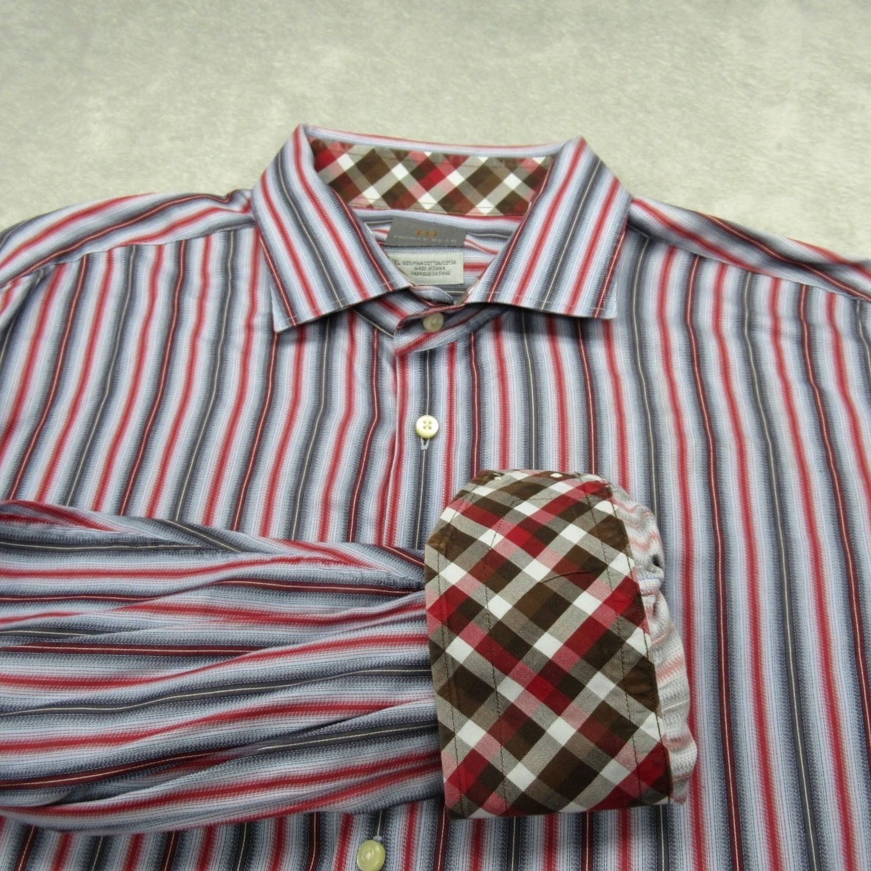 Vintage VINTAGE Thomas Dean & Co. Shirt? Size 48R - 2 Thumbnail