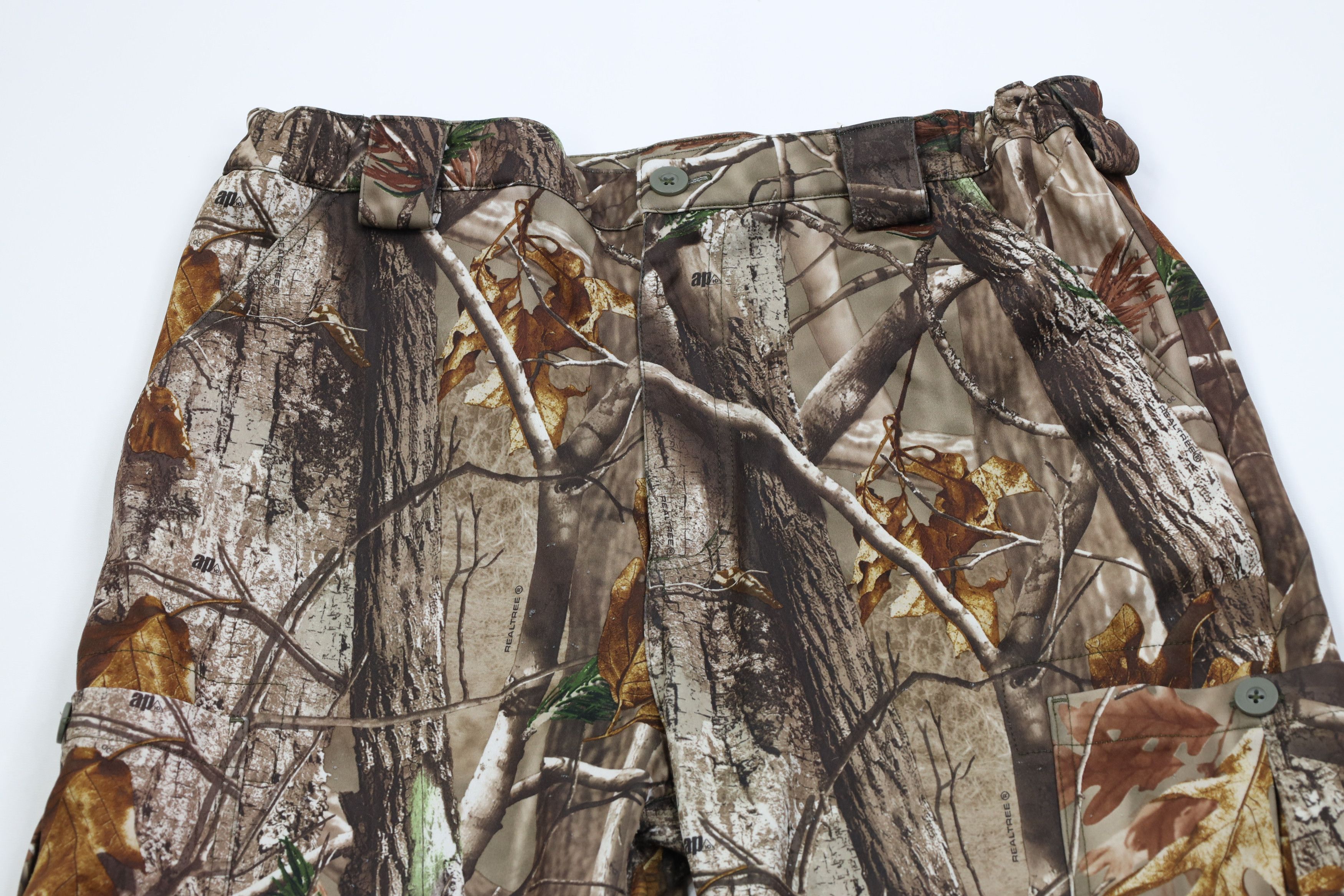 Vintage Vintage Y2K Streetwear Knit Camouflage Wide Leg Cargo Pants Size US 36 / EU 52 - 2 Thumbnail
