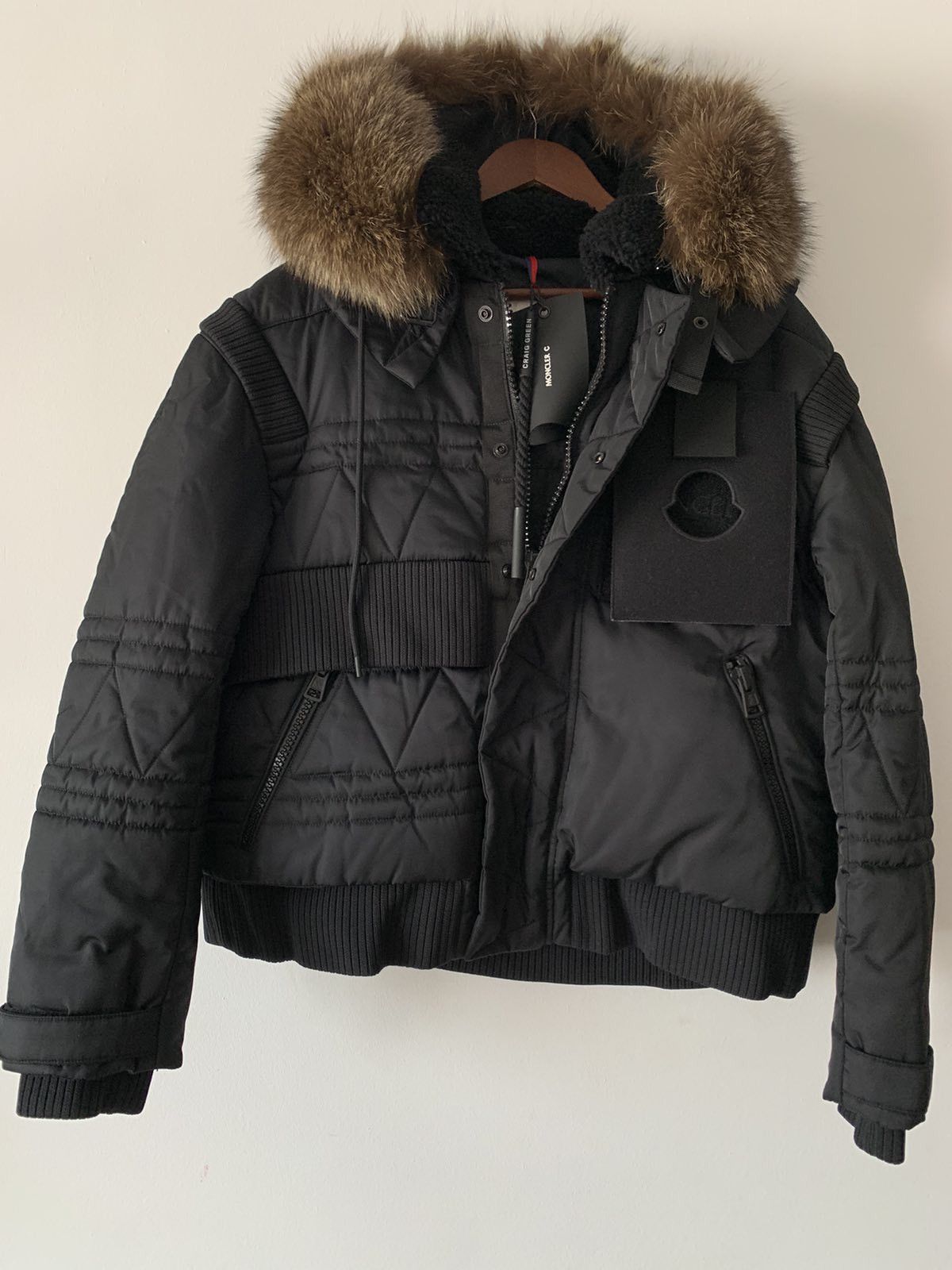 image of 3600$ Moncler X Craig Green Connor Jacket in Black, Men's (Size Large)
