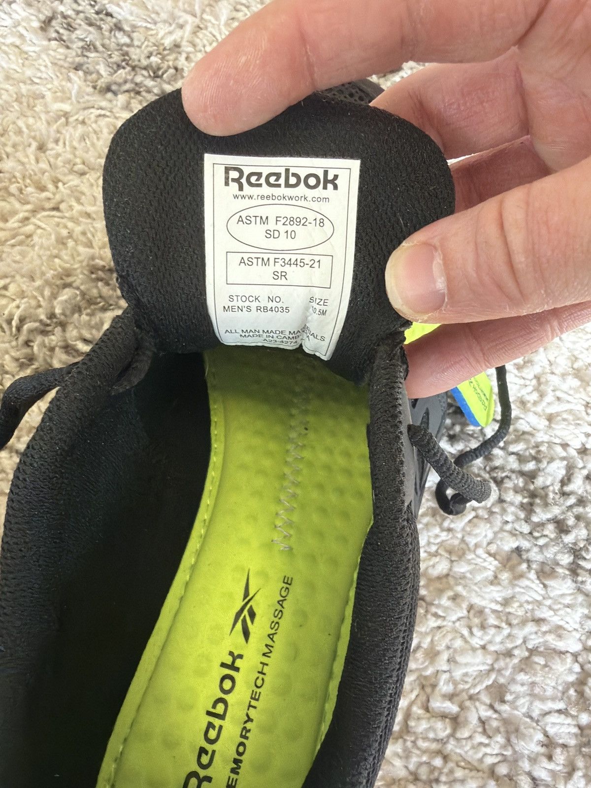 Reebok Reebok Sublite Cushion Work Size US 10.5 / EU 43-44 - 8 Thumbnail
